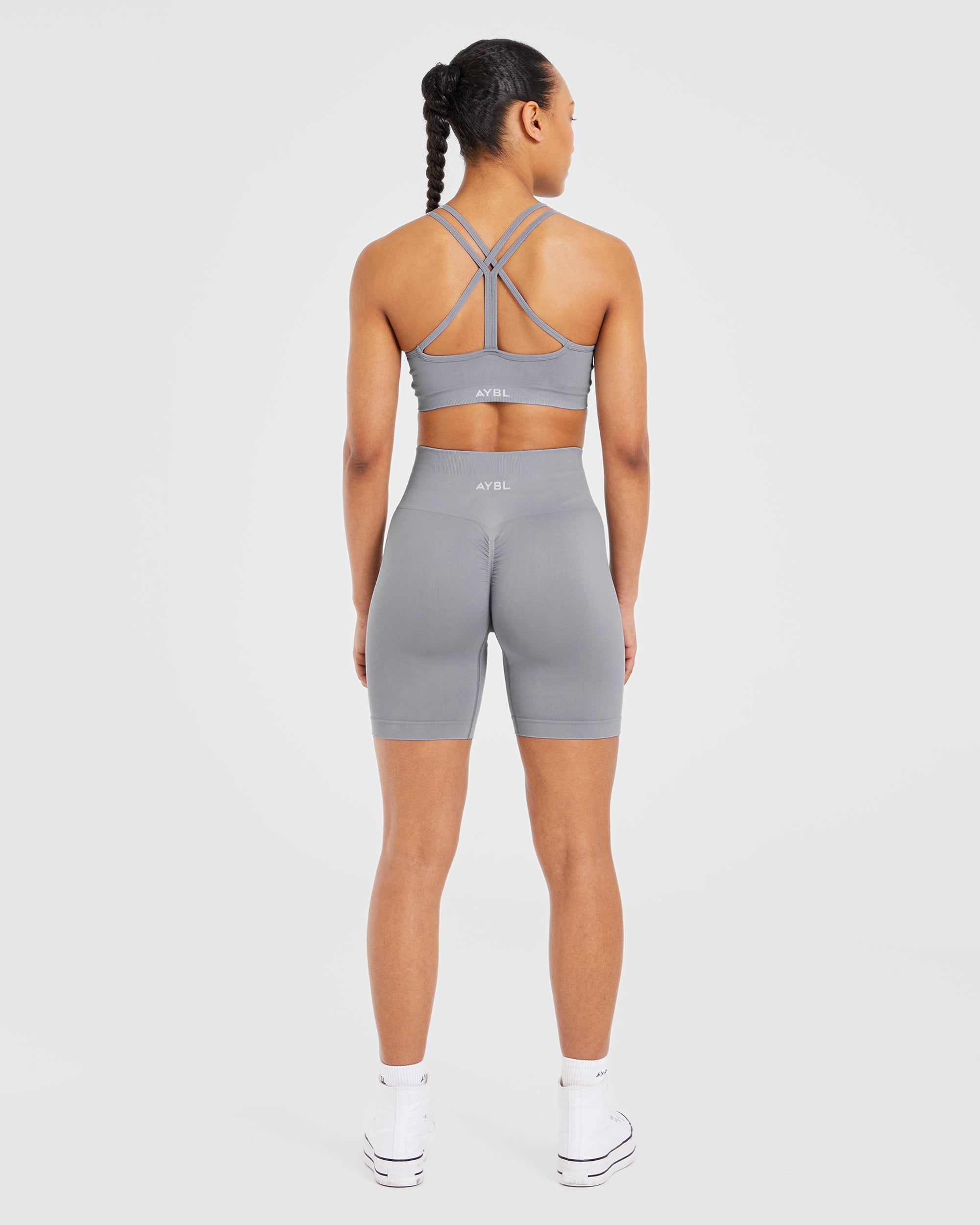 Power Seamless Cycling Shorts - Grey