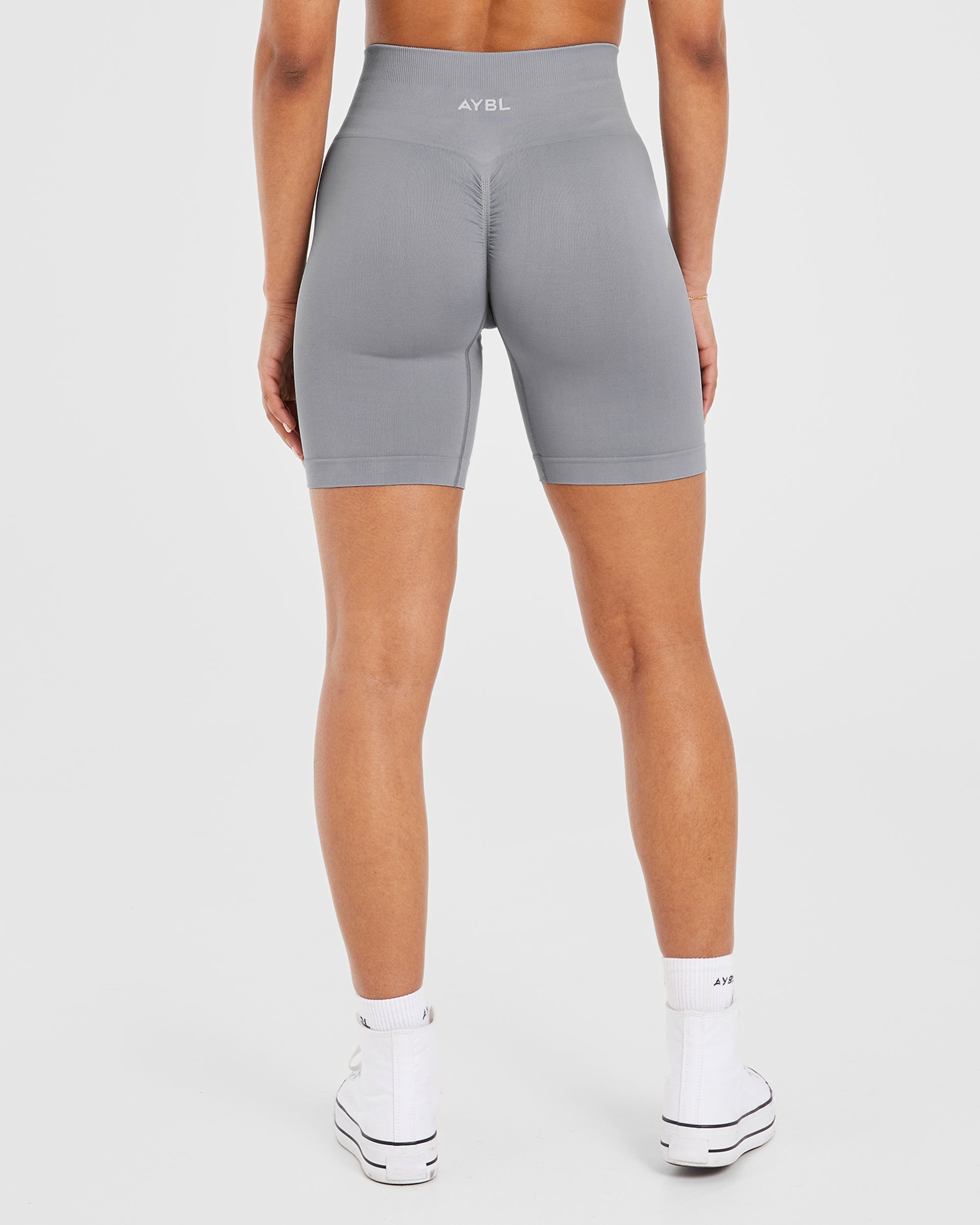 Power Seamless Cycling Shorts - Grey