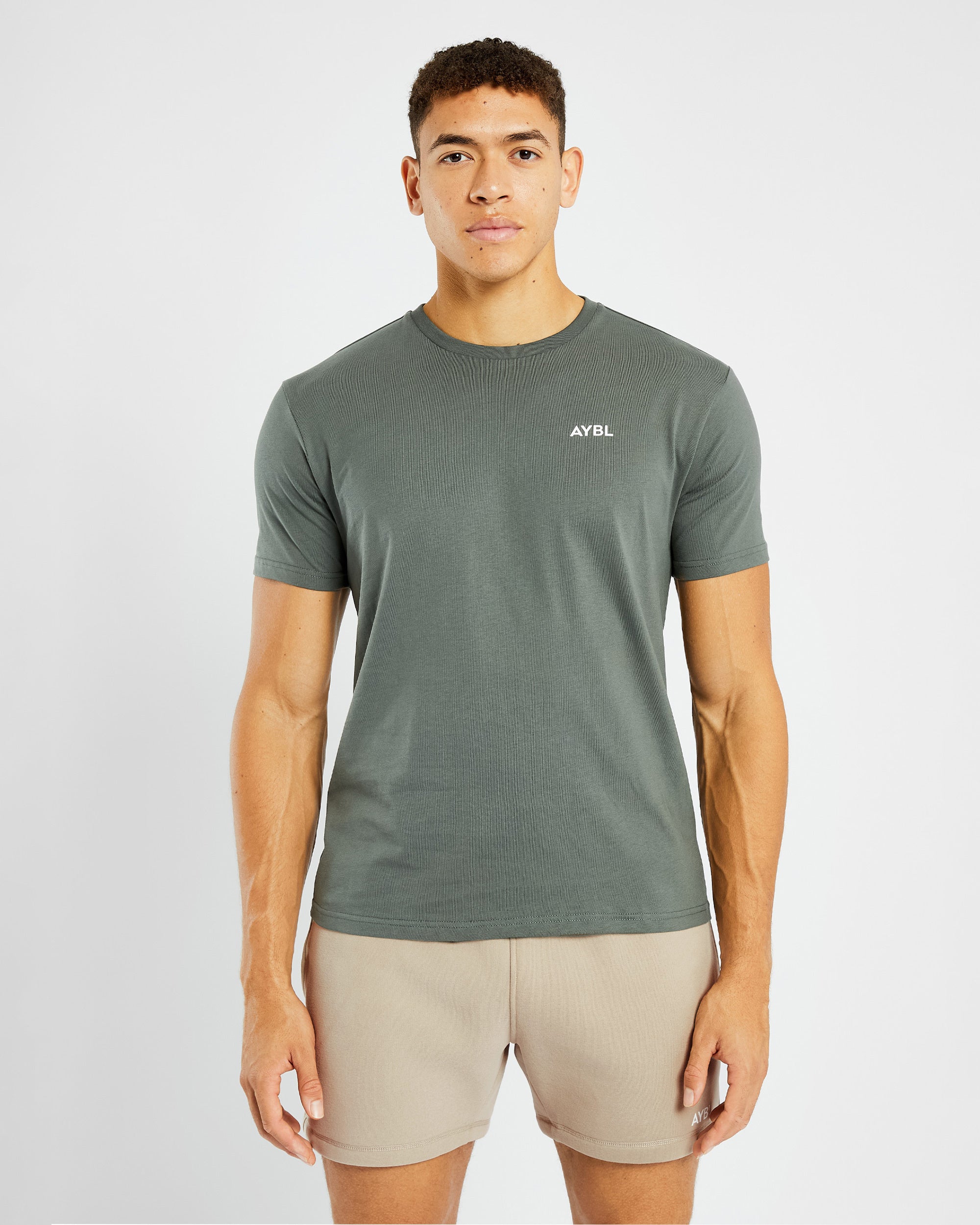 T shirt essentiel - Vert sourd