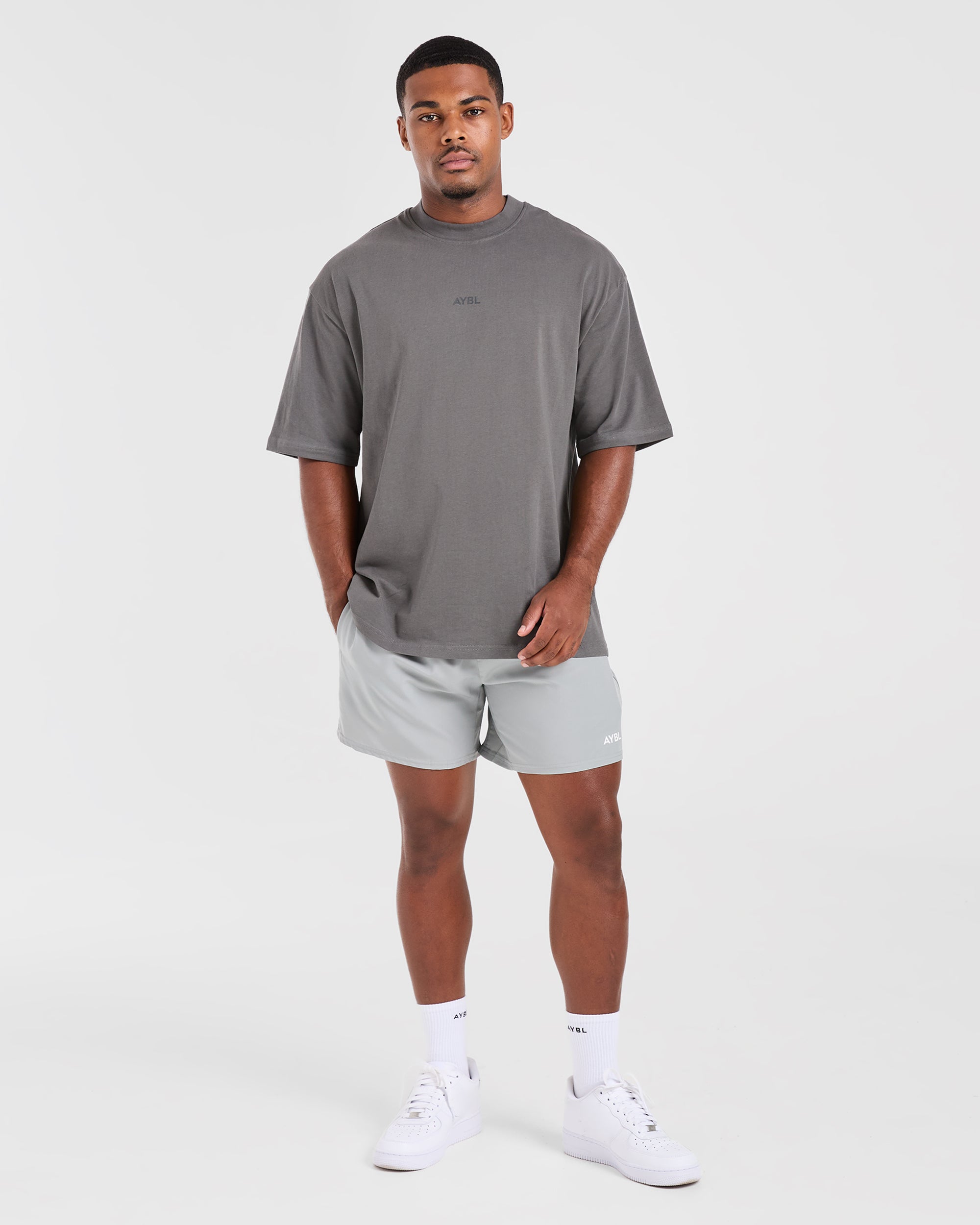 Craft Oversized T Shirt - Charcoal