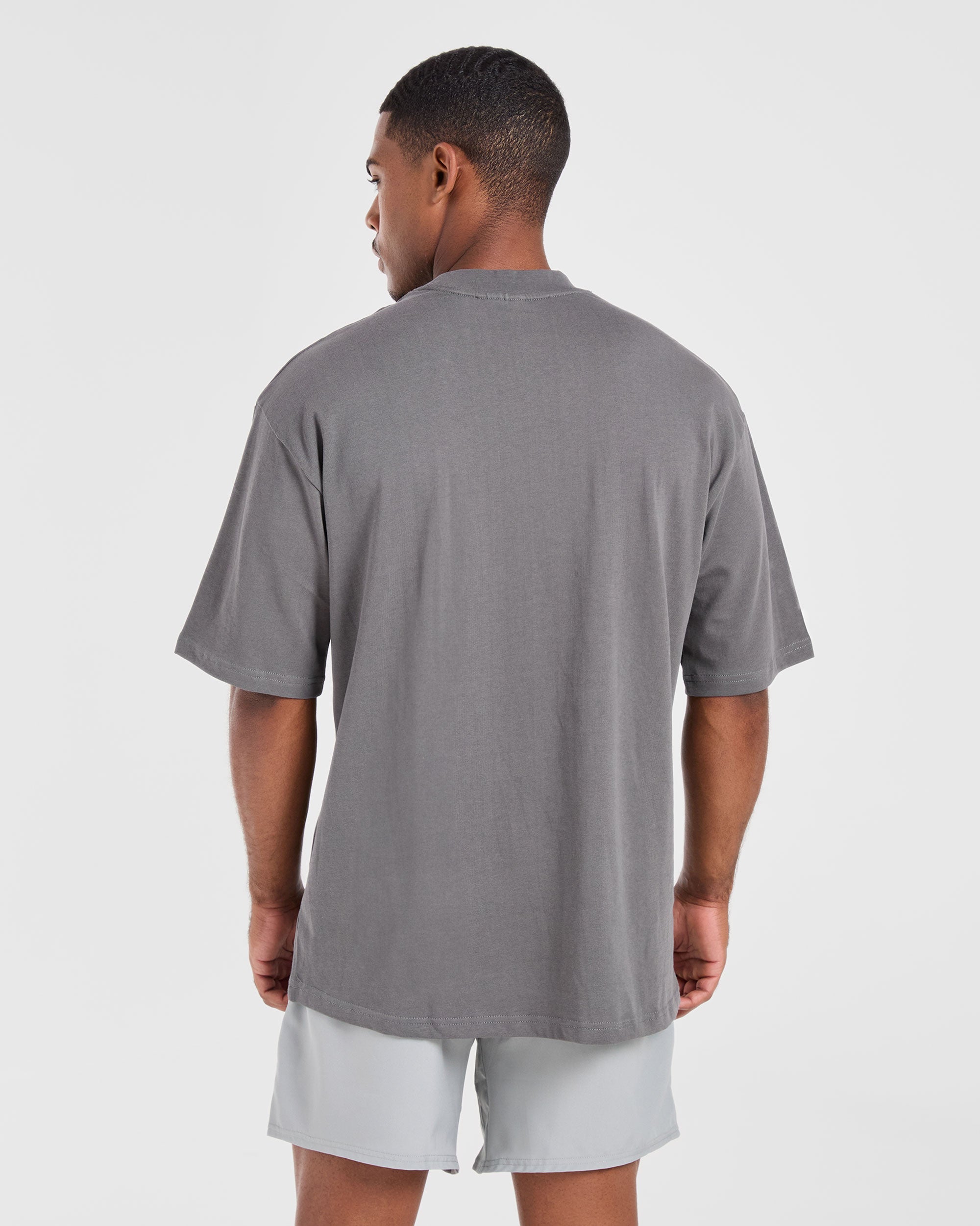 Craft Oversized T Shirt - Charcoal