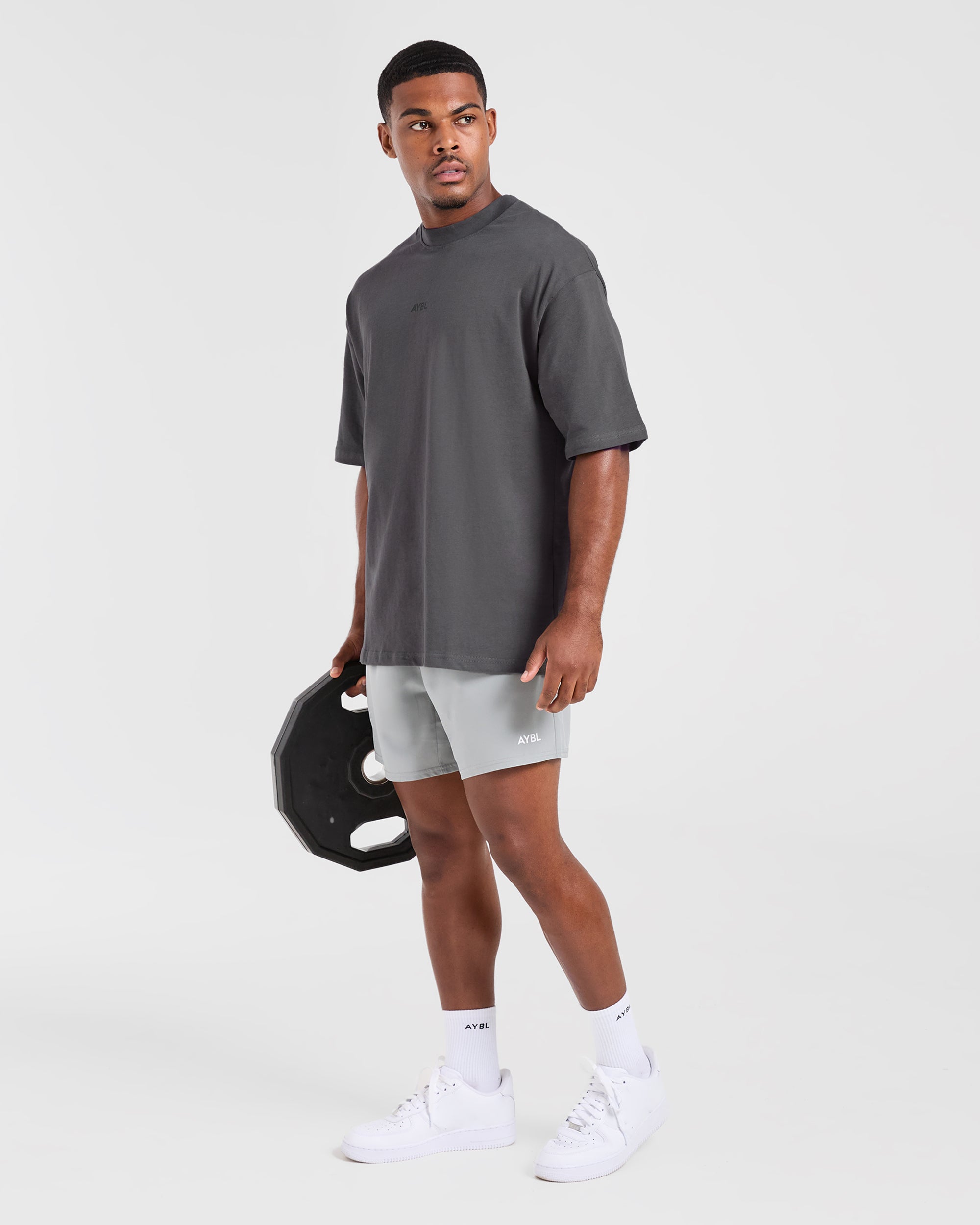 Craft Oversized T Shirt - Charcoal