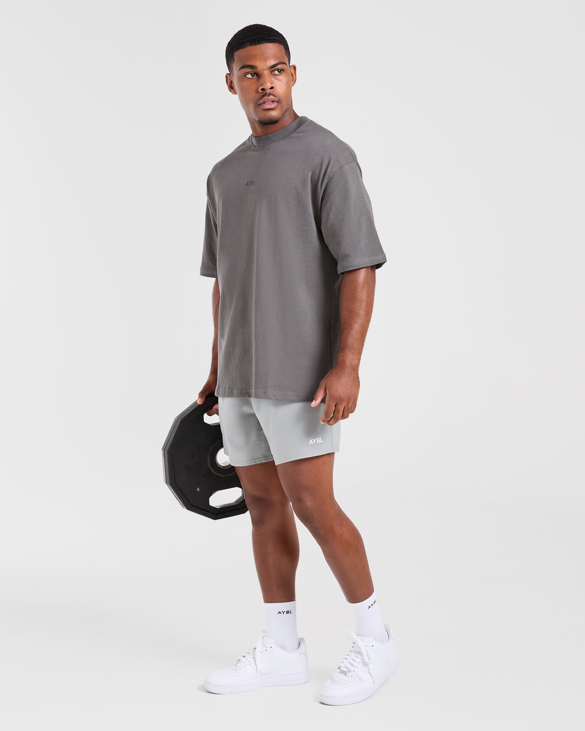 Craft Oversized T Shirt - Charcoal