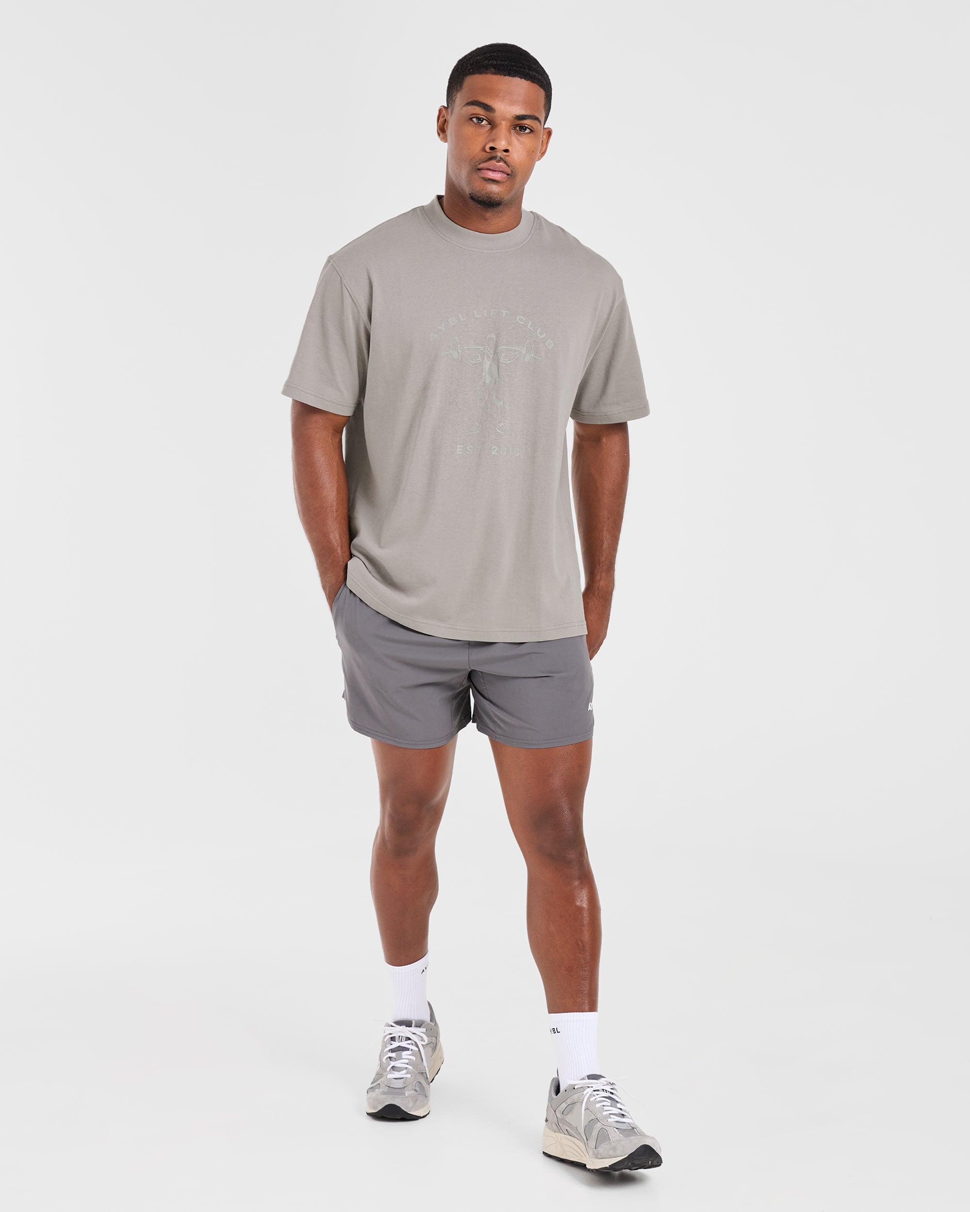 Lift Club Oversized T Shirt - Fog