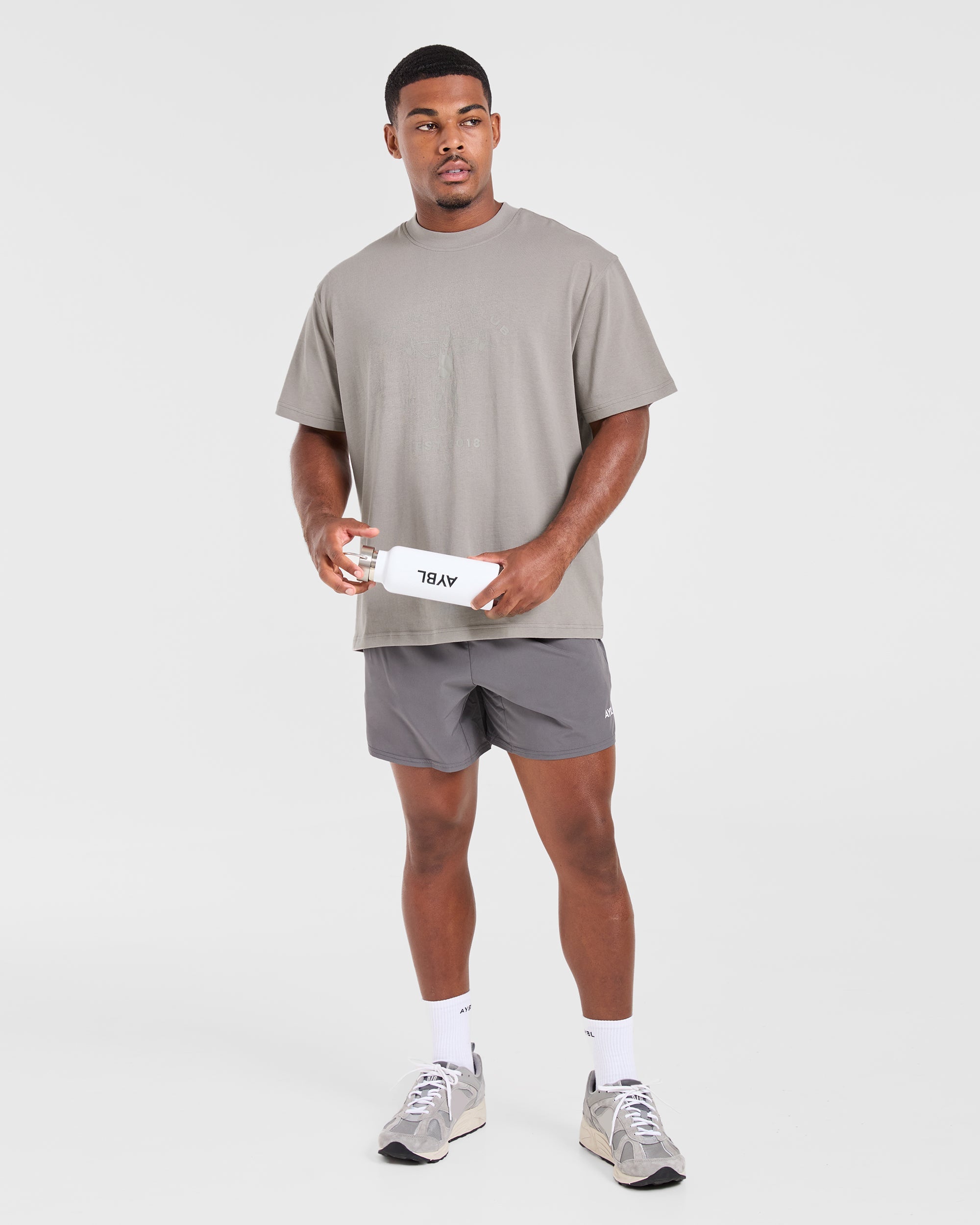 Lift Club Oversized T Shirt - Fog