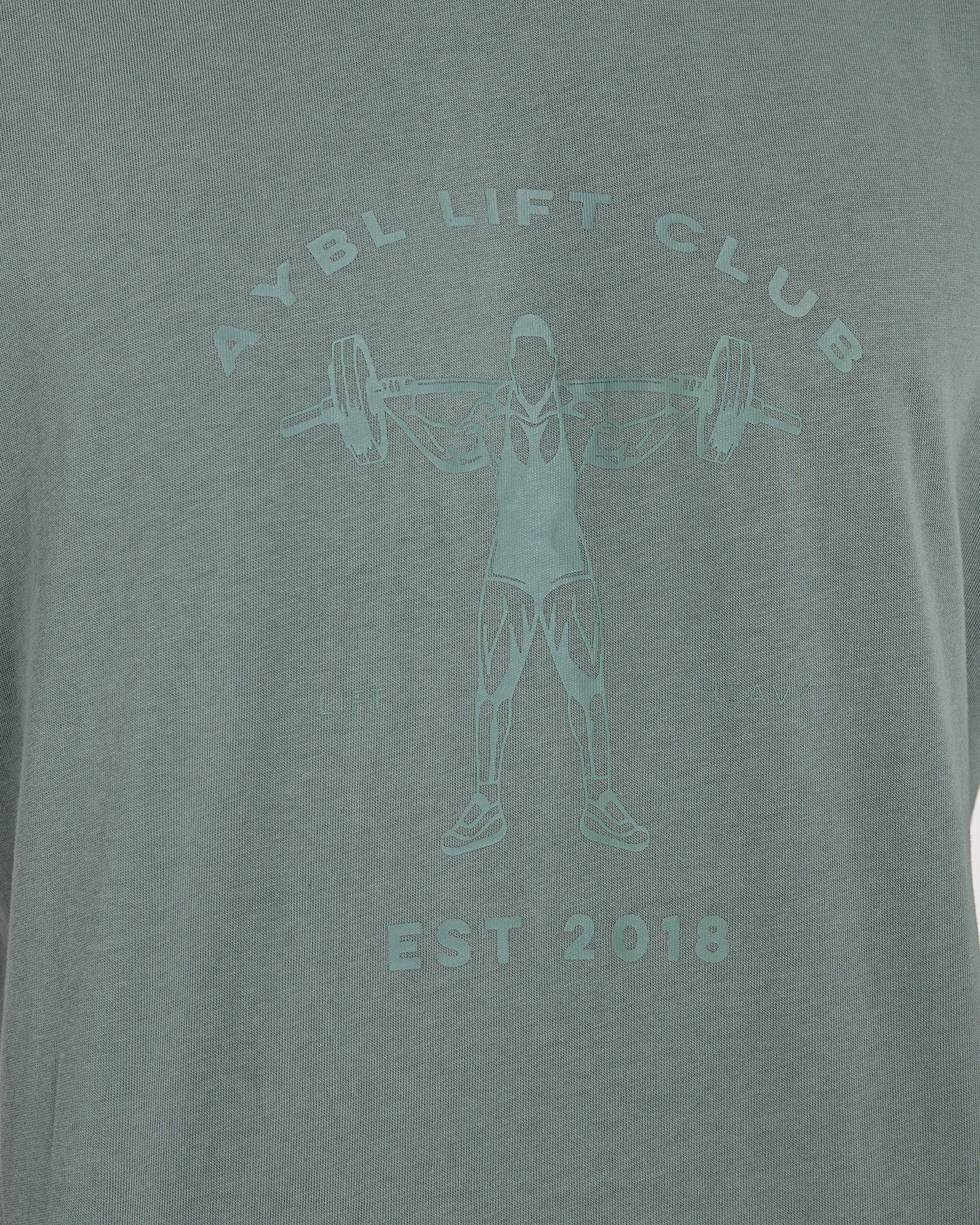 Lift Club Oversized T Shirt - Vintage Sage