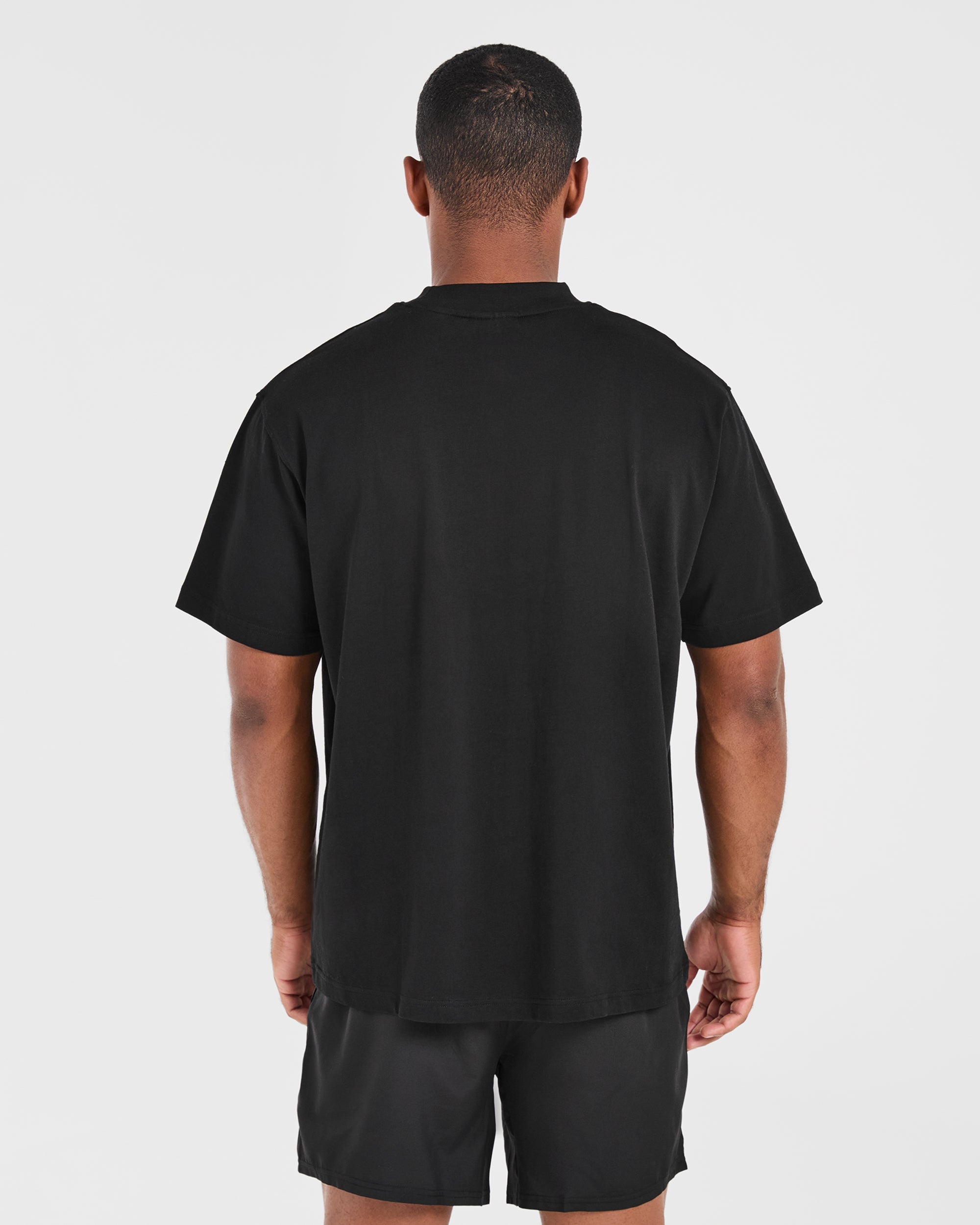 Lift Club Oversized T Shirt - Black