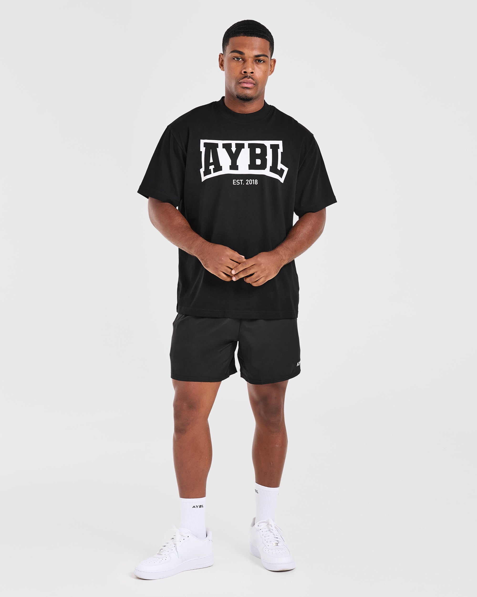 Academy Oversized T Shirt - Black