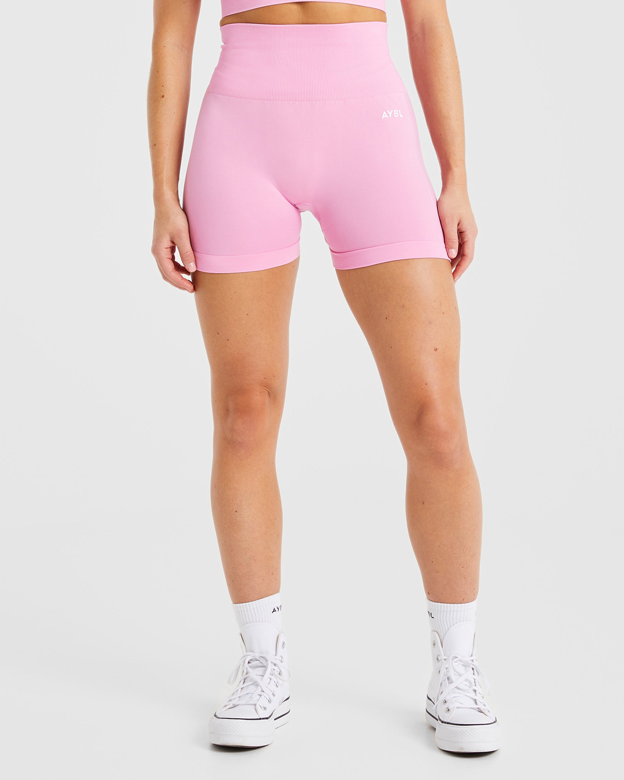 Short sans couture Empower - Rose bébé