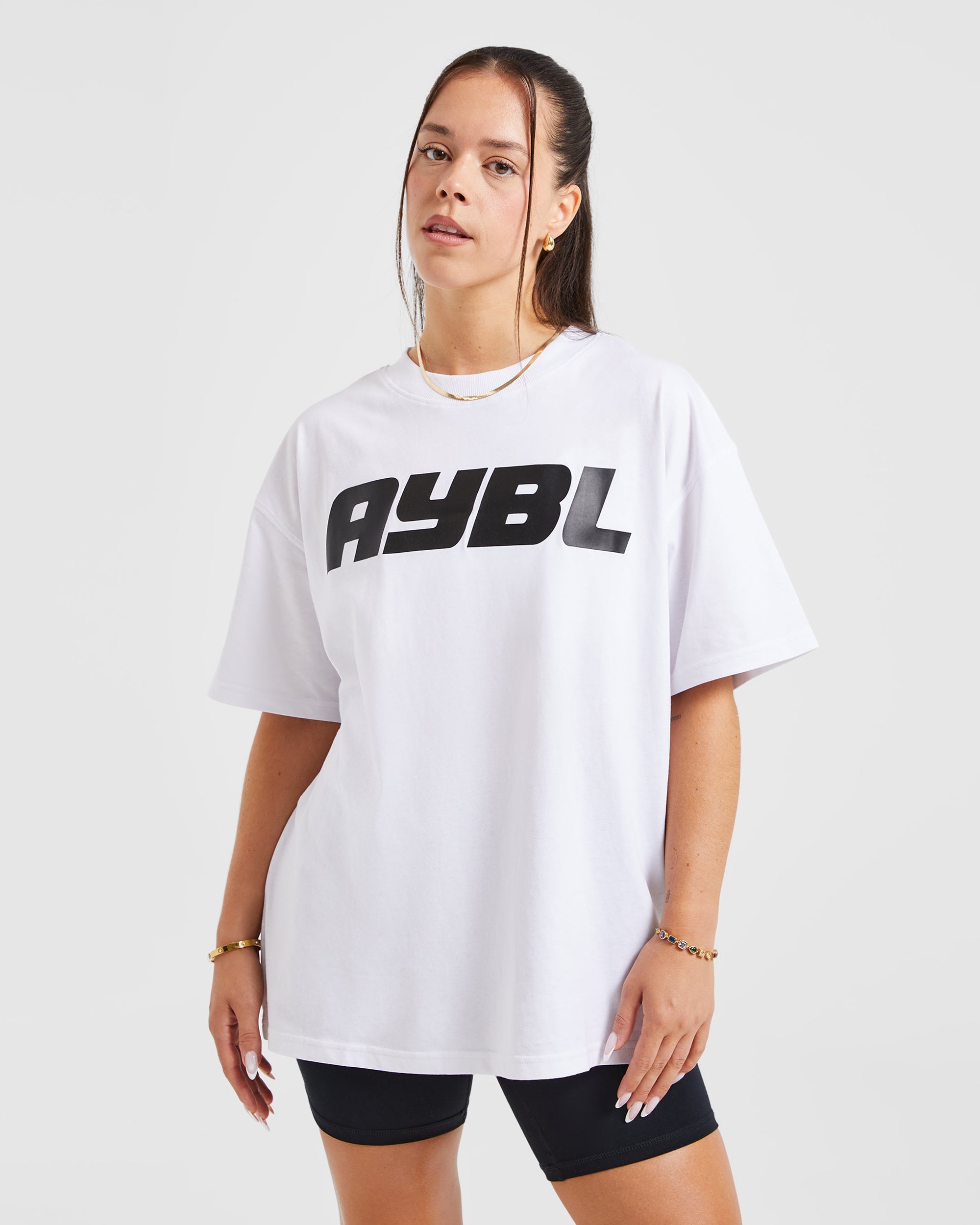 Justine Oversized T Shirt - White