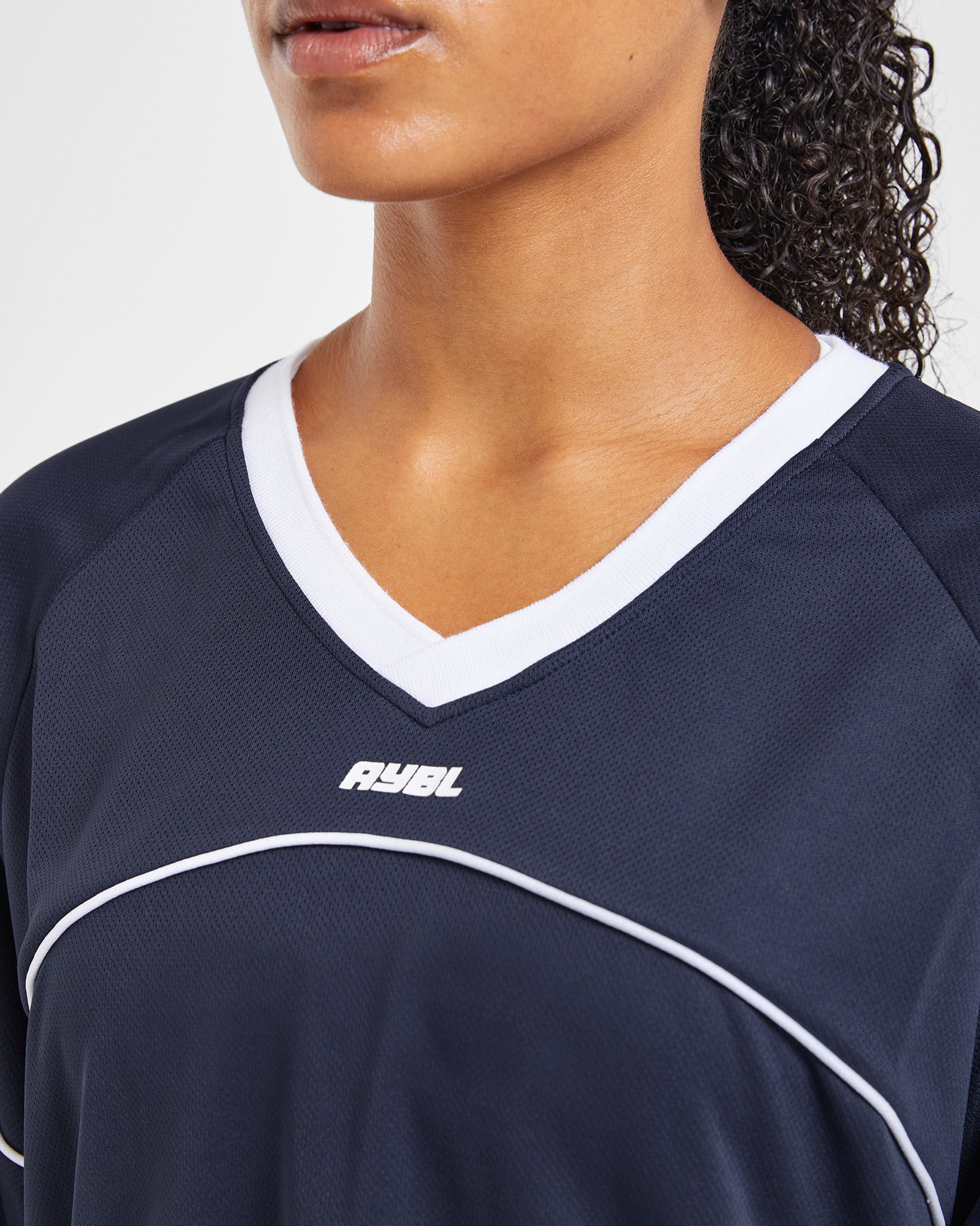 Justine Long Sleeve Jersey - Navy