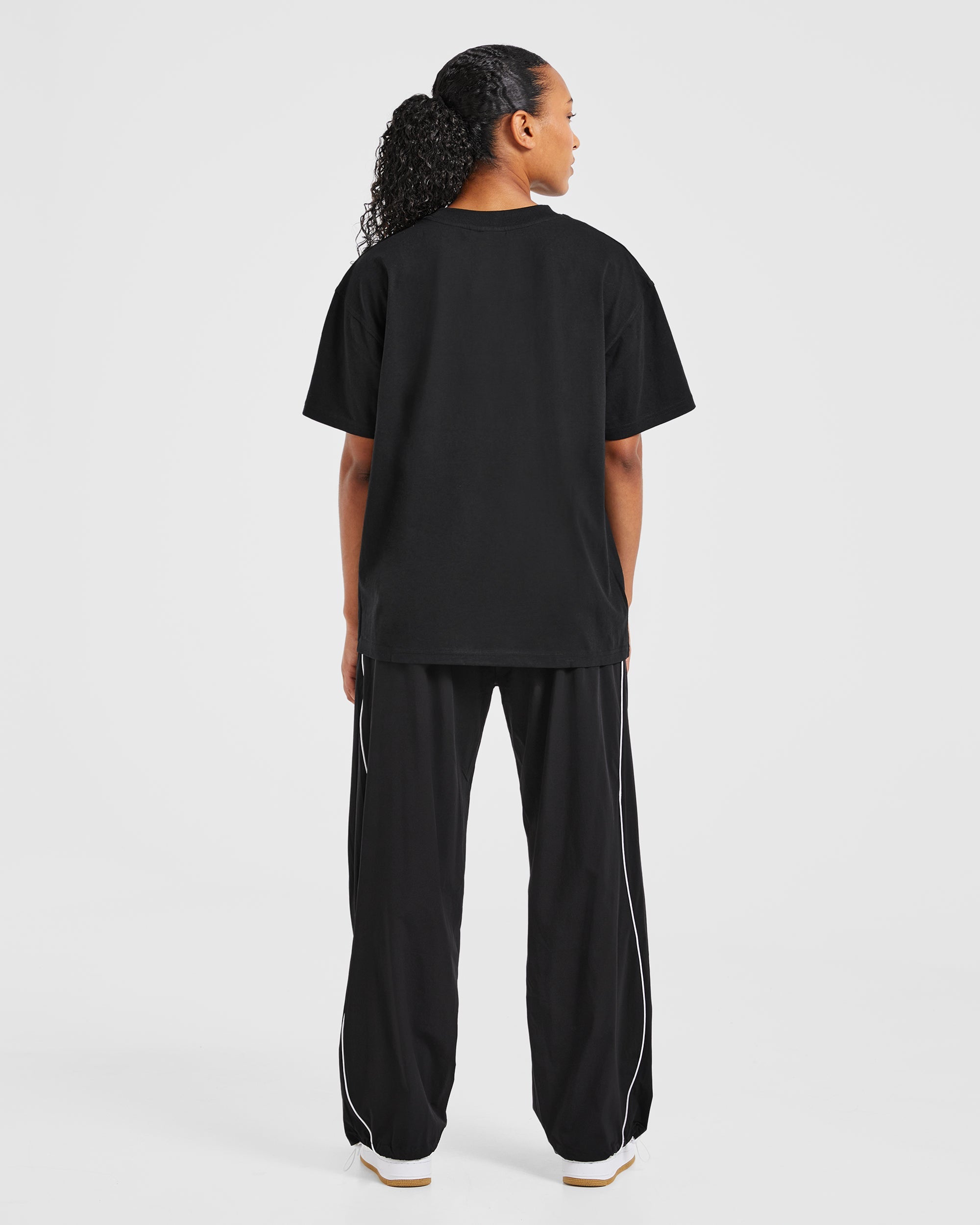 Justine Oversized T Shirt - Black