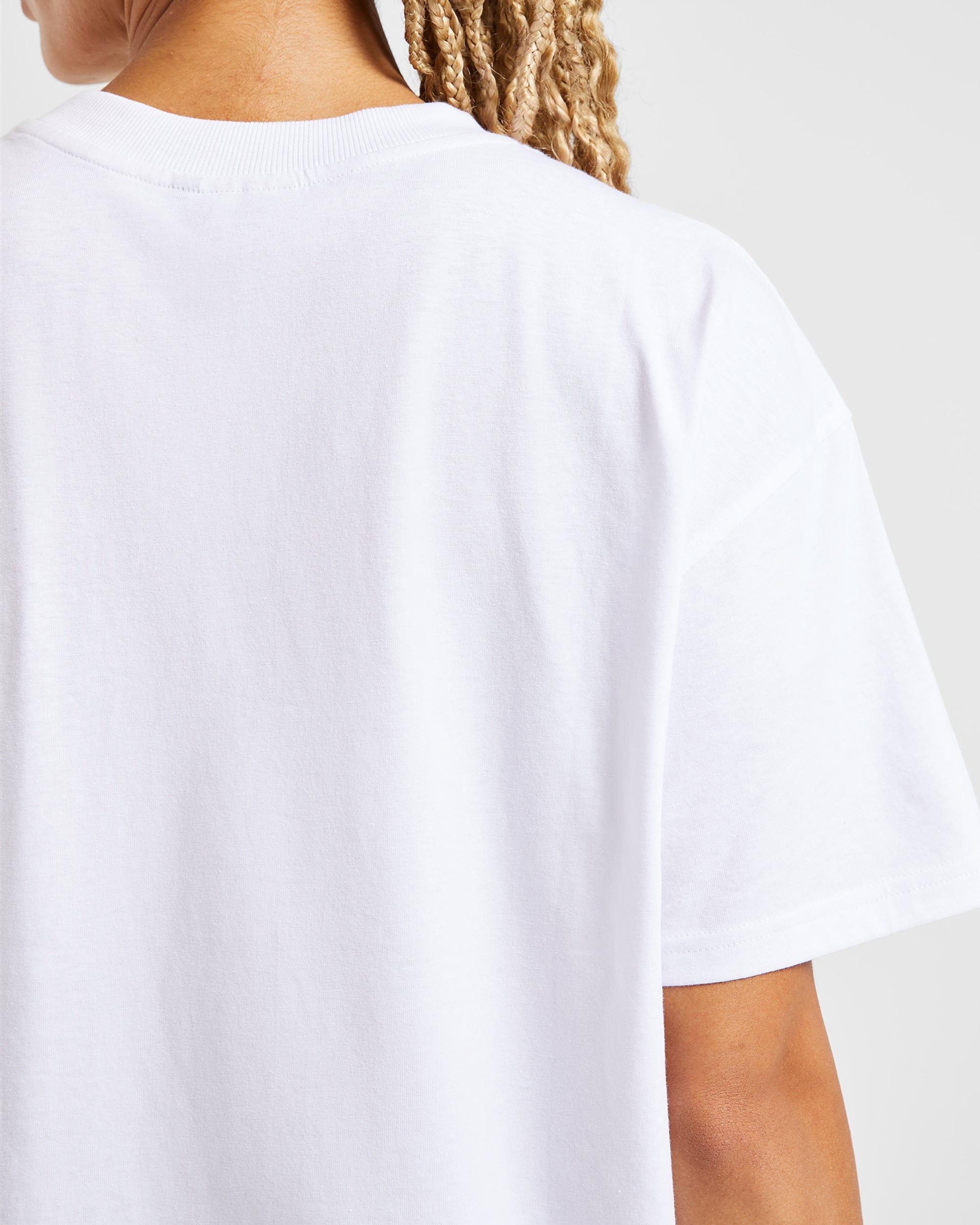 Justine Oversized T Shirt - White