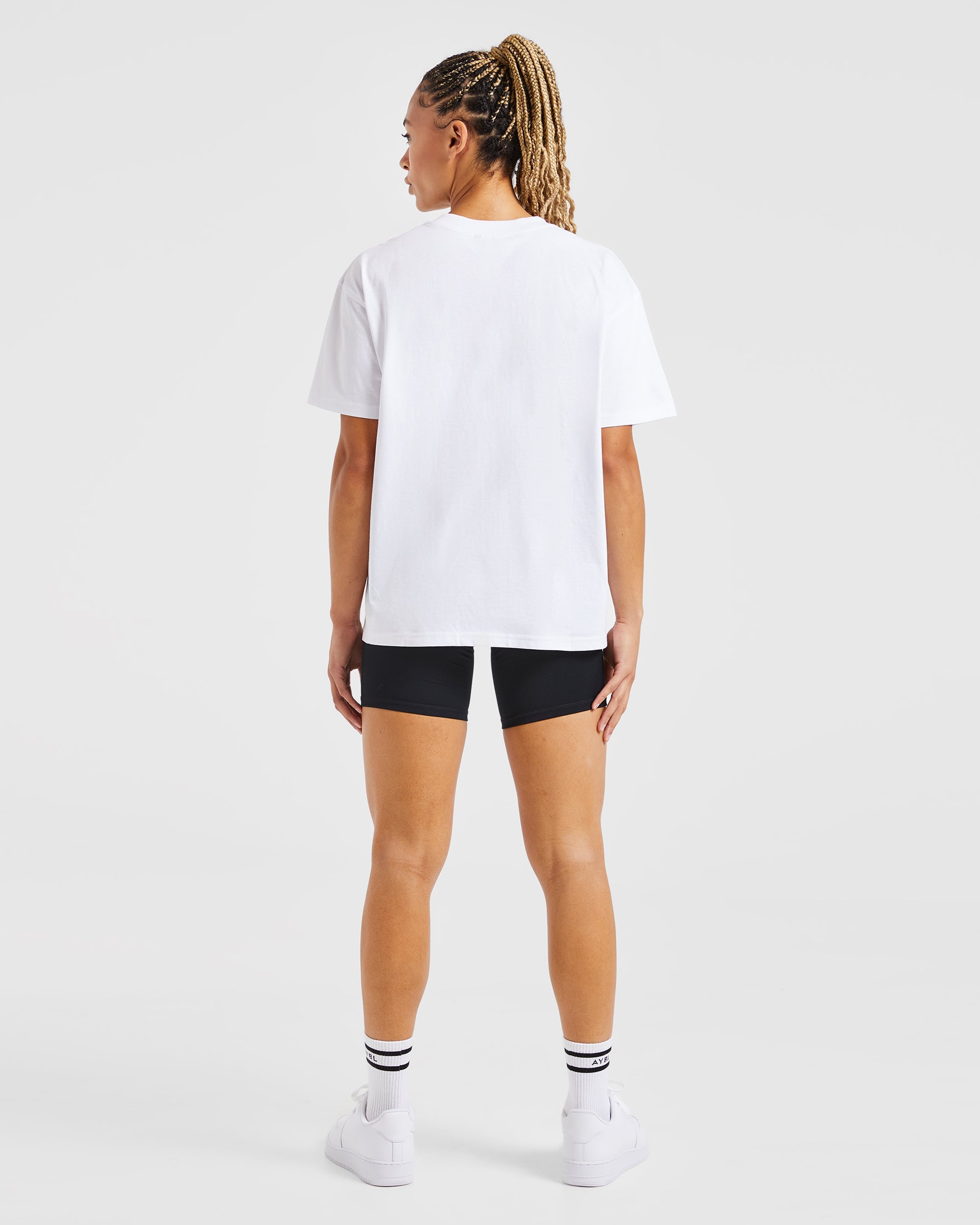 Justine Oversized T Shirt - White