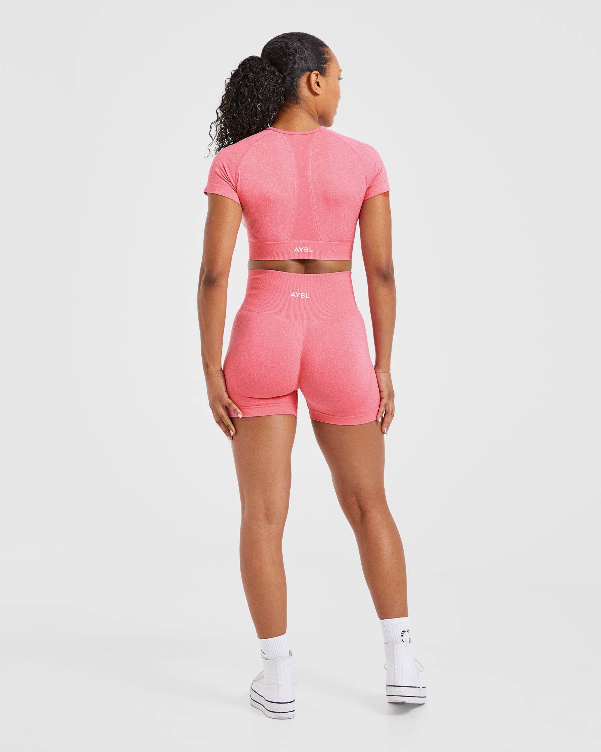 Empower Seamless Shorts - Pink Marl