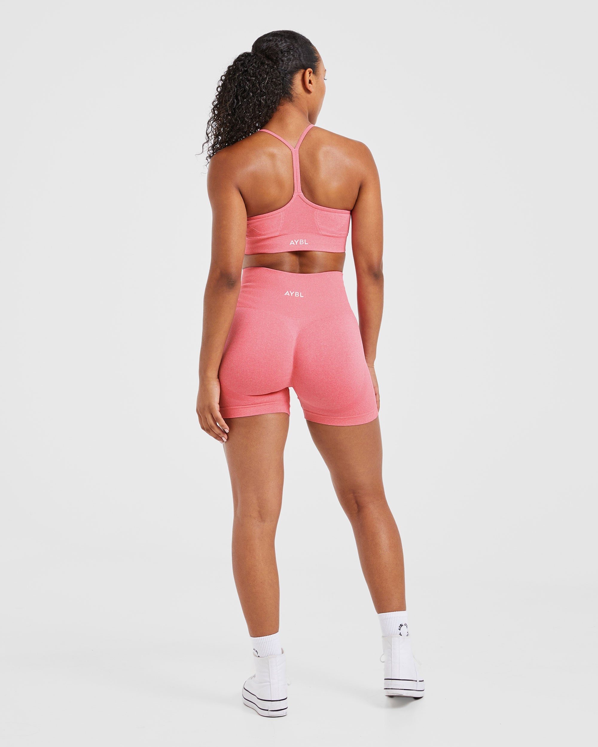 Soutien-gorge de sport sans couture Empower - Rose chiné