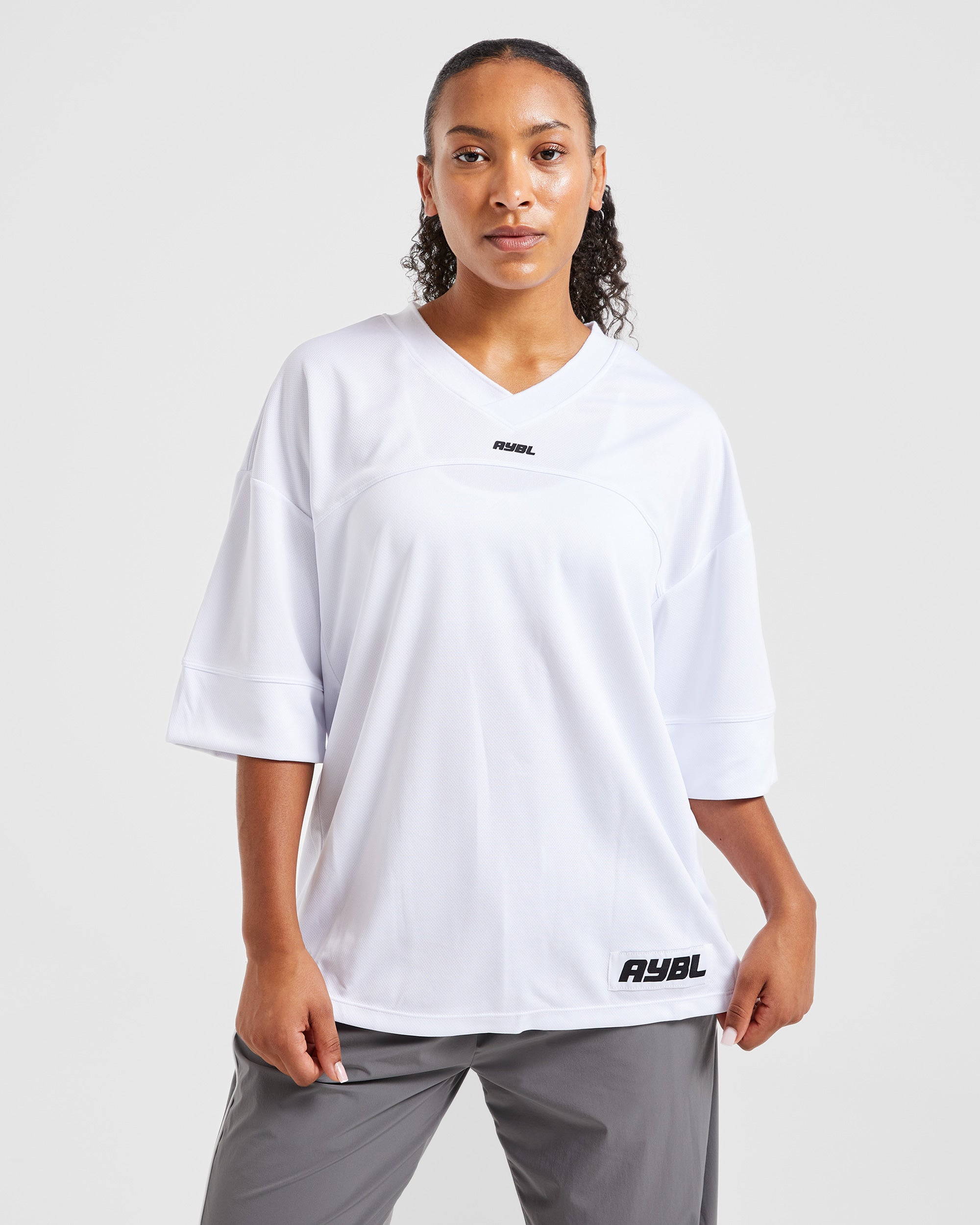 Justine Jersey - White