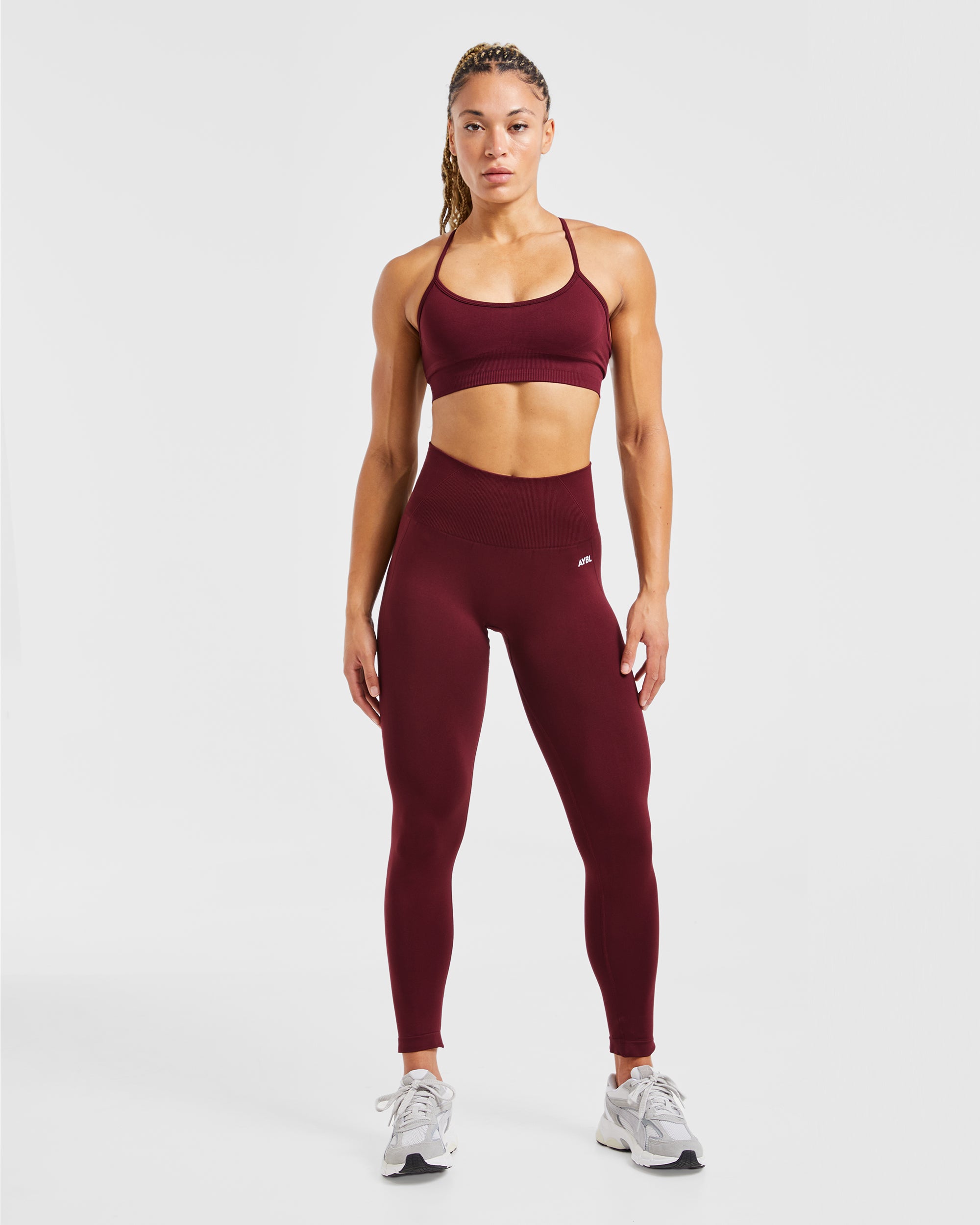 Soutien-gorge de sport sans couture Empower - Vin rouge