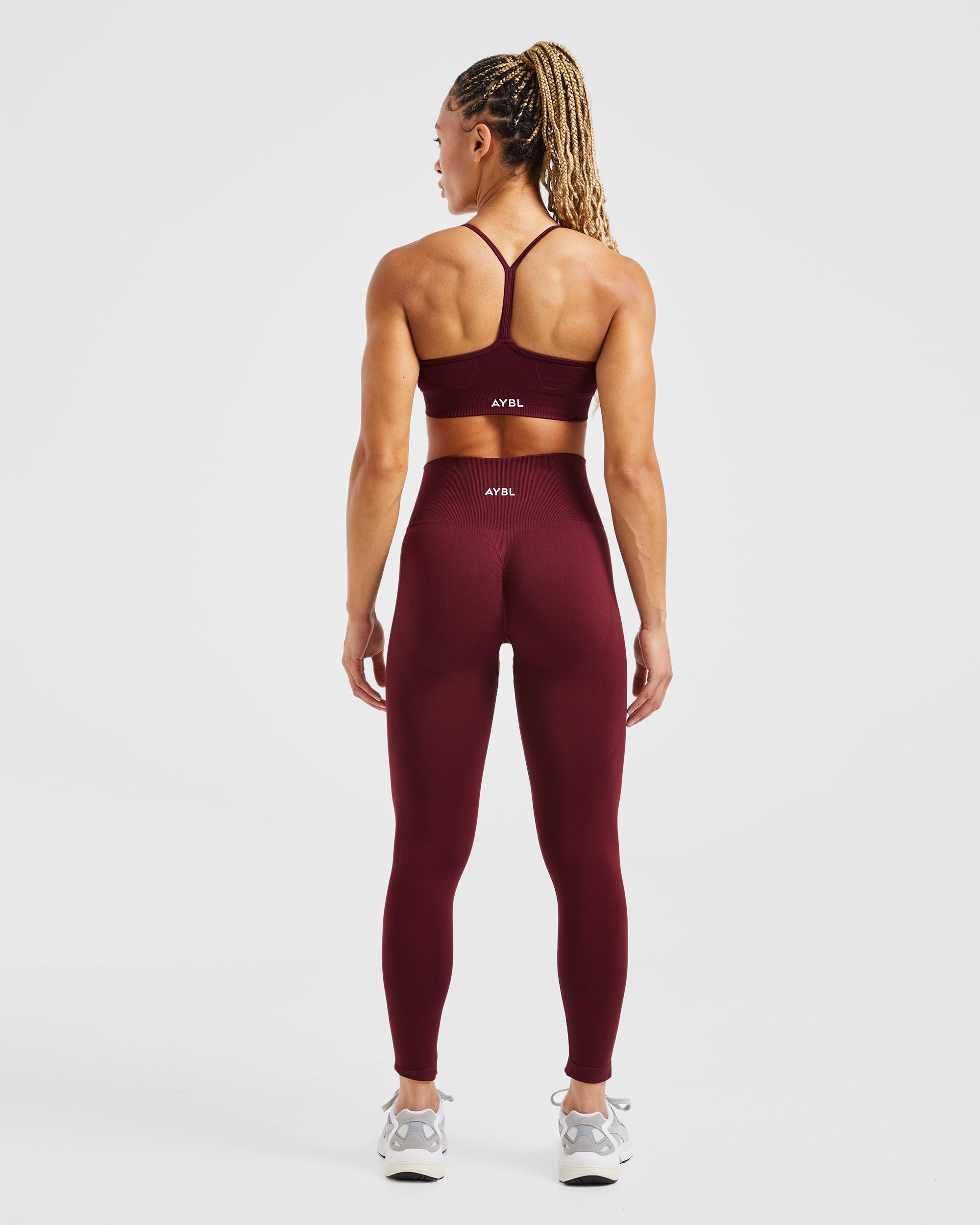 Soutien-gorge de sport sans couture Empower - Vin rouge