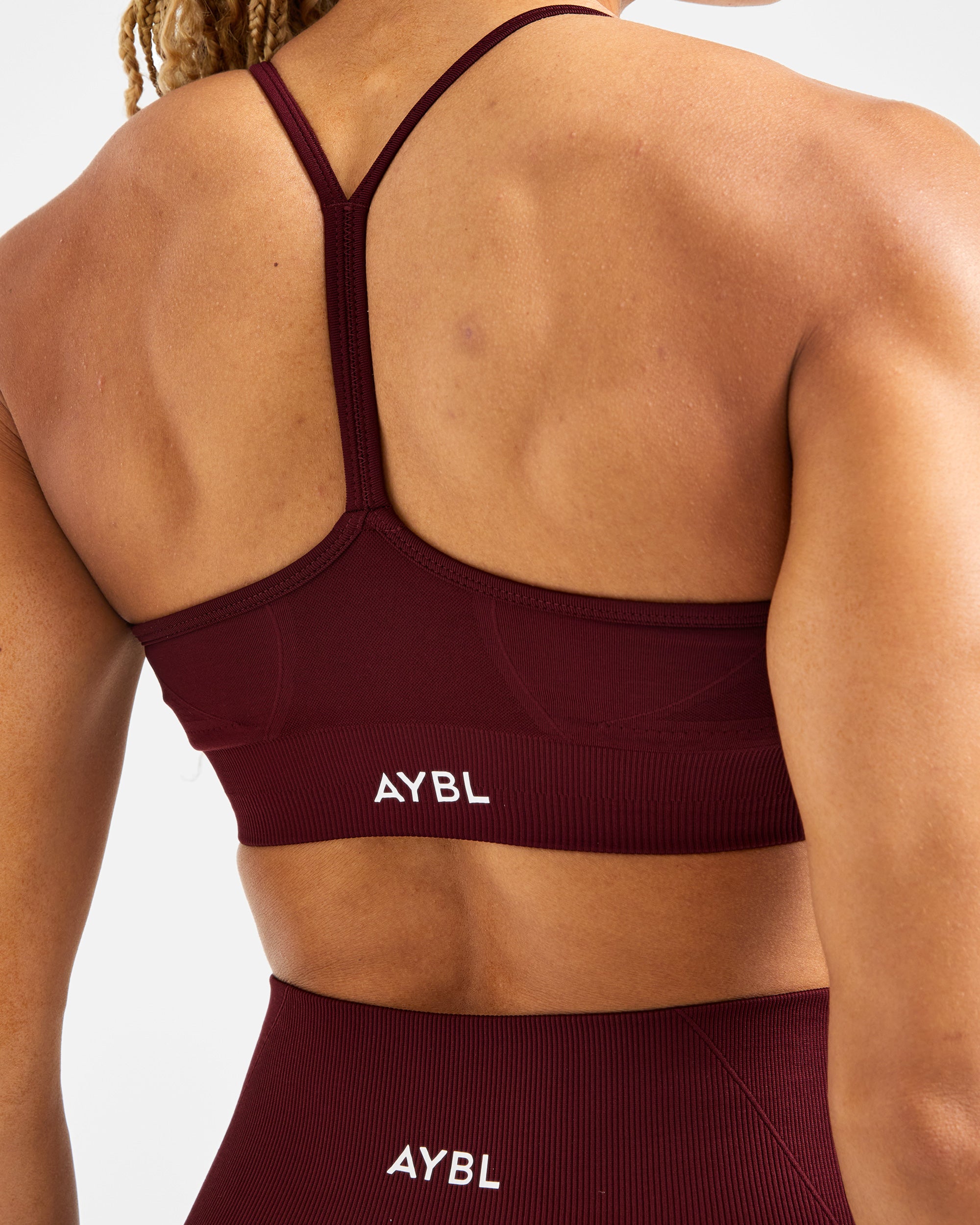 Soutien-gorge de sport sans couture Empower - Vin rouge