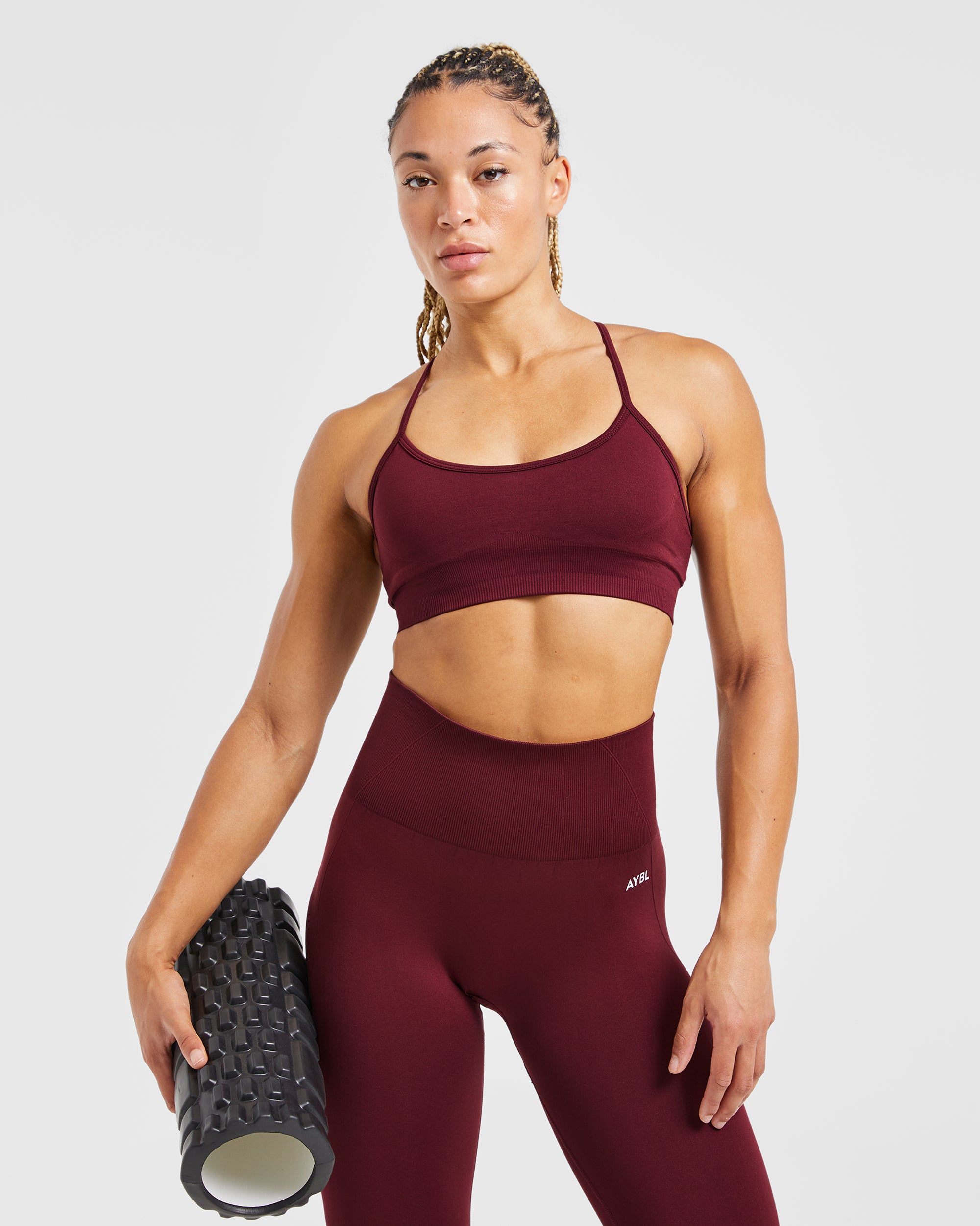 Soutien-gorge de sport sans couture Empower - Vin rouge