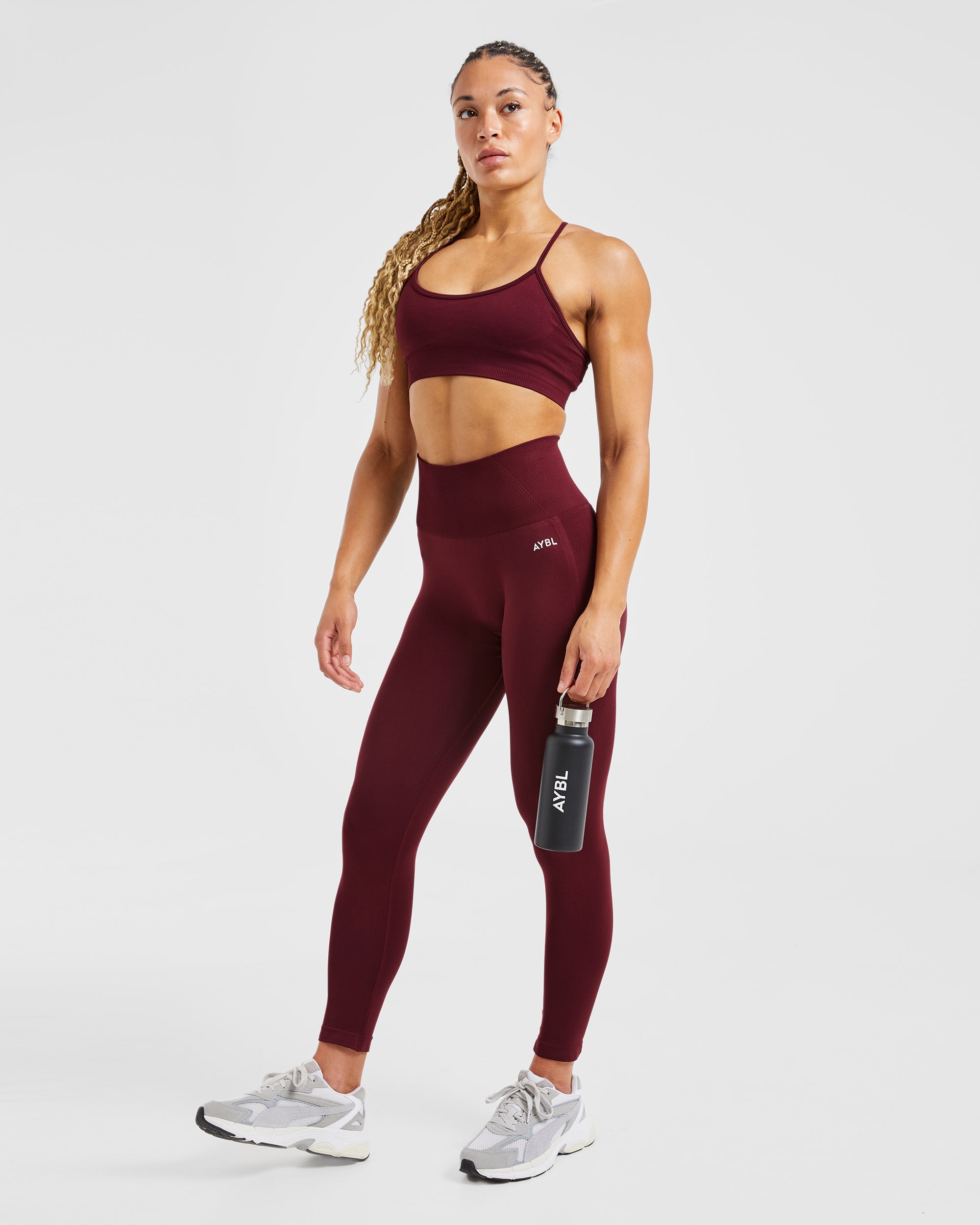 Soutien-gorge de sport sans couture Empower - Vin rouge