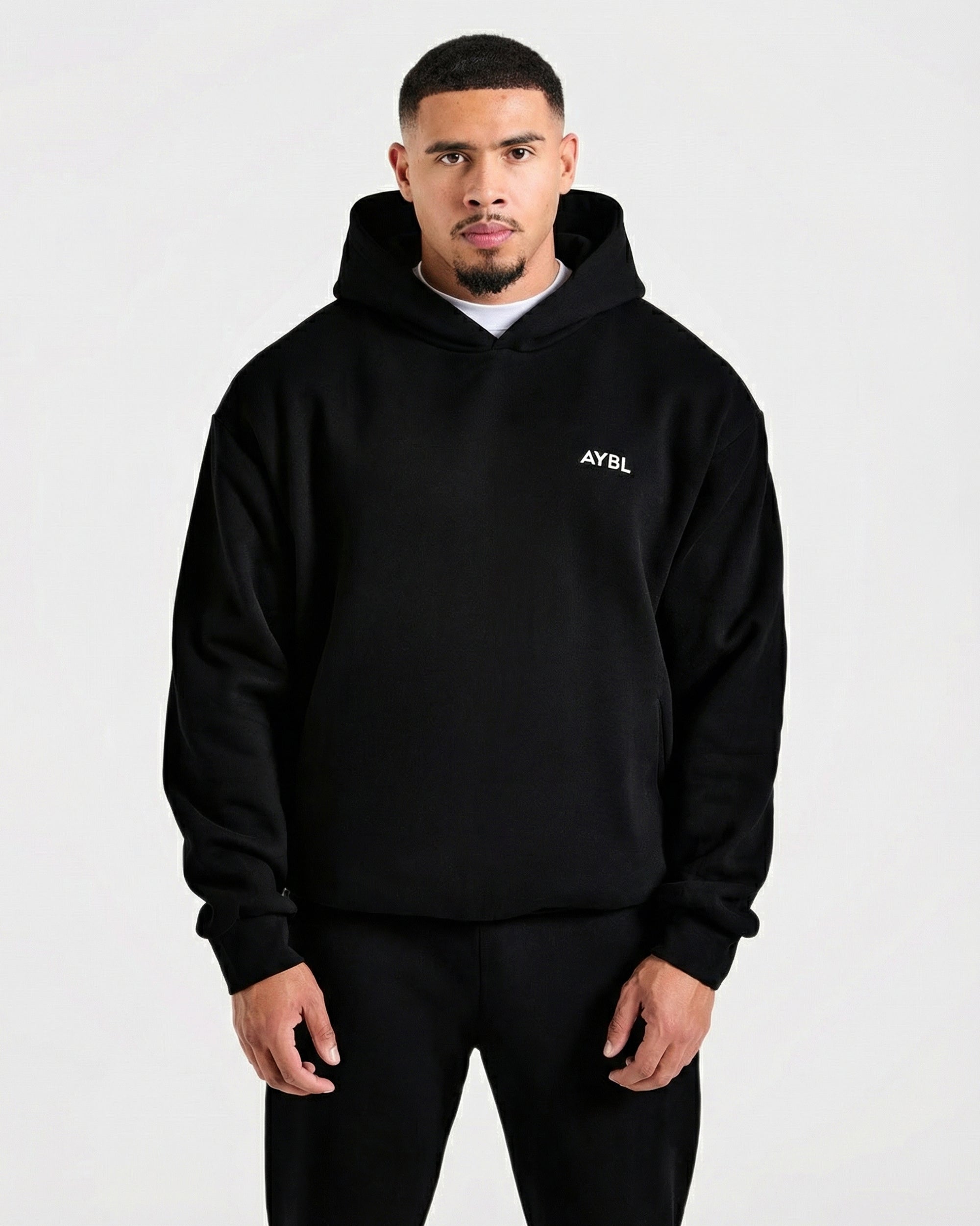 Essential Oversized Hoodie - Black