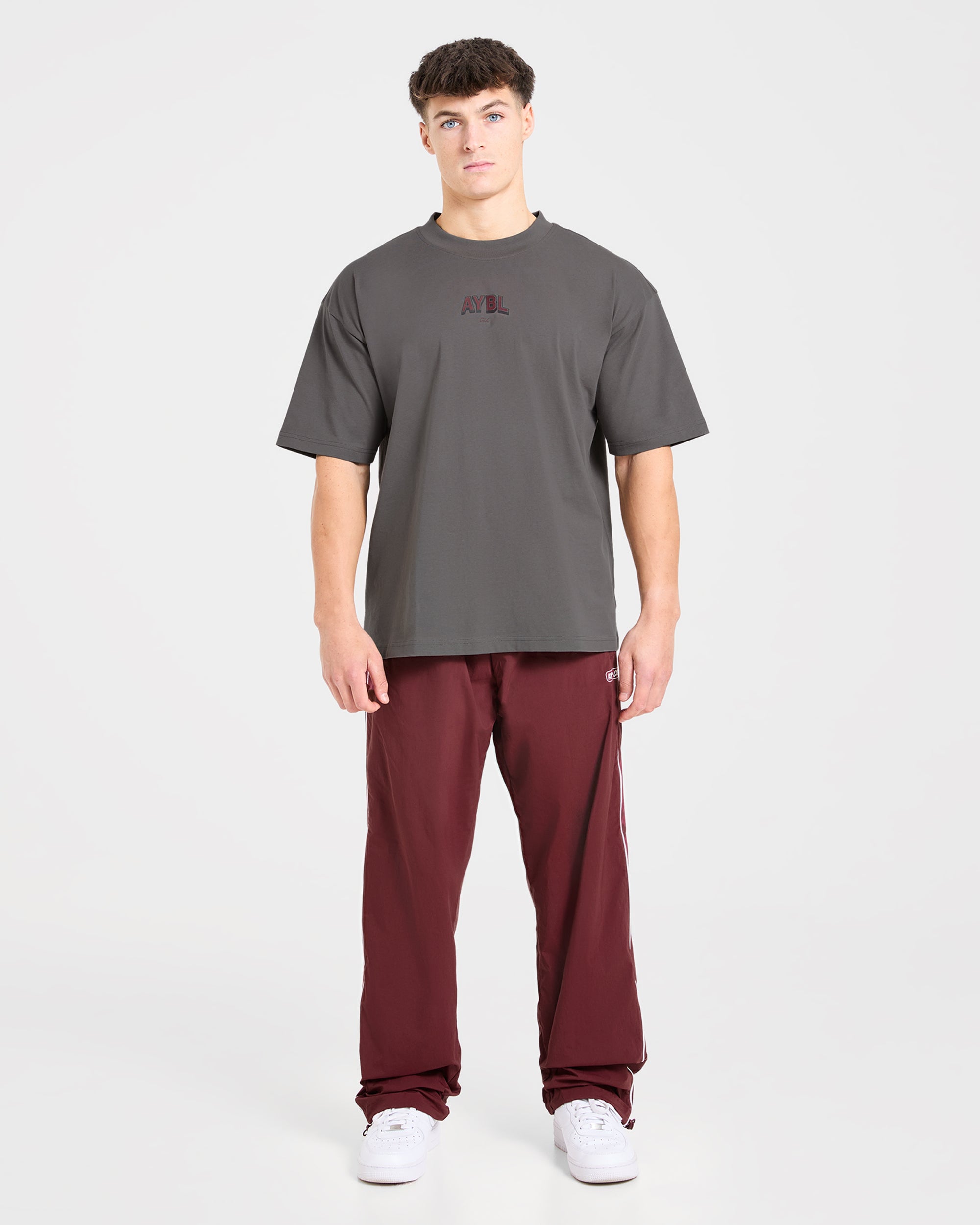 Cam Kissel x Refuse to Blend in Oversized T Shirt - Charcoal