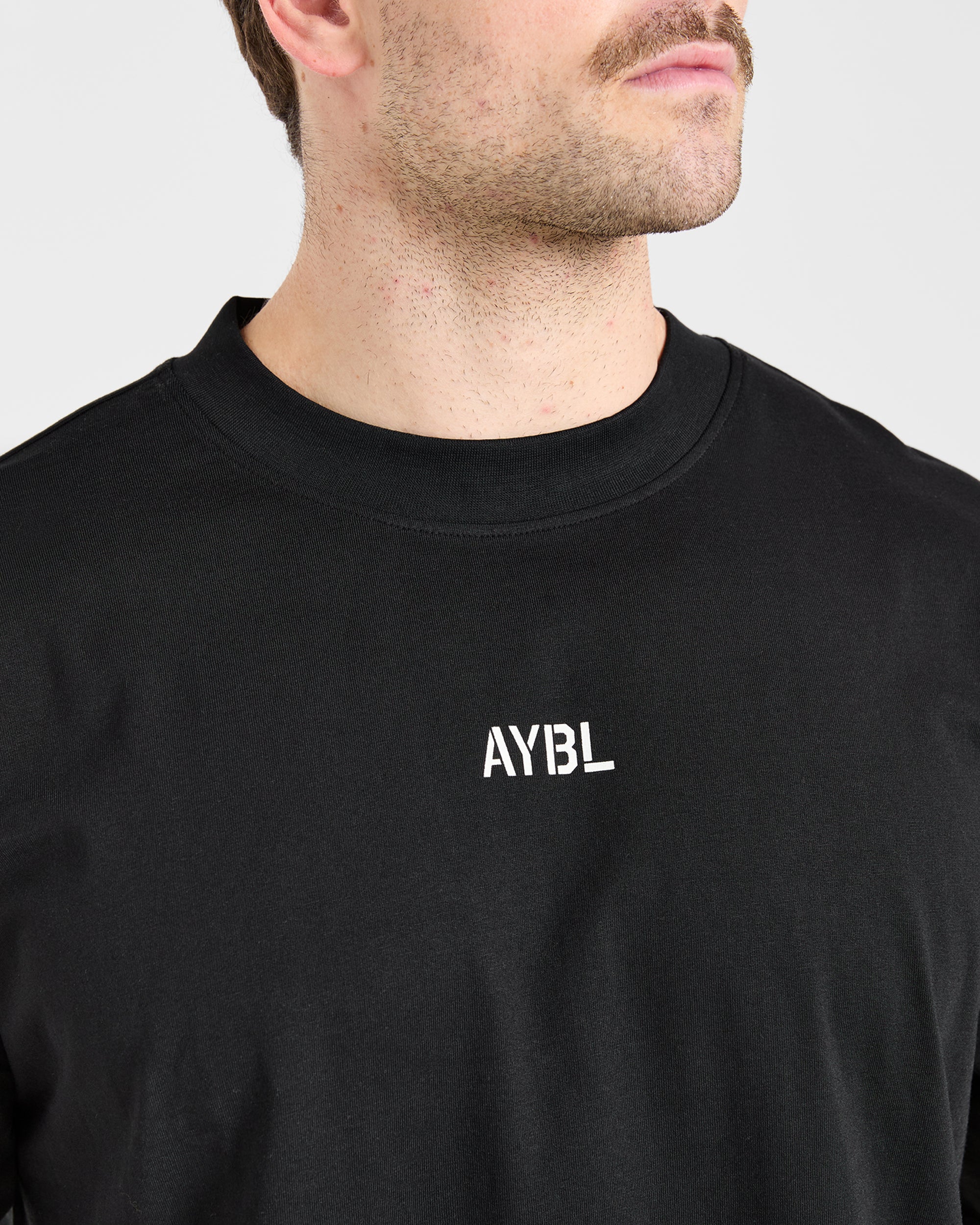 Cam Kissel x Graphic Oversized T Shirt - Black