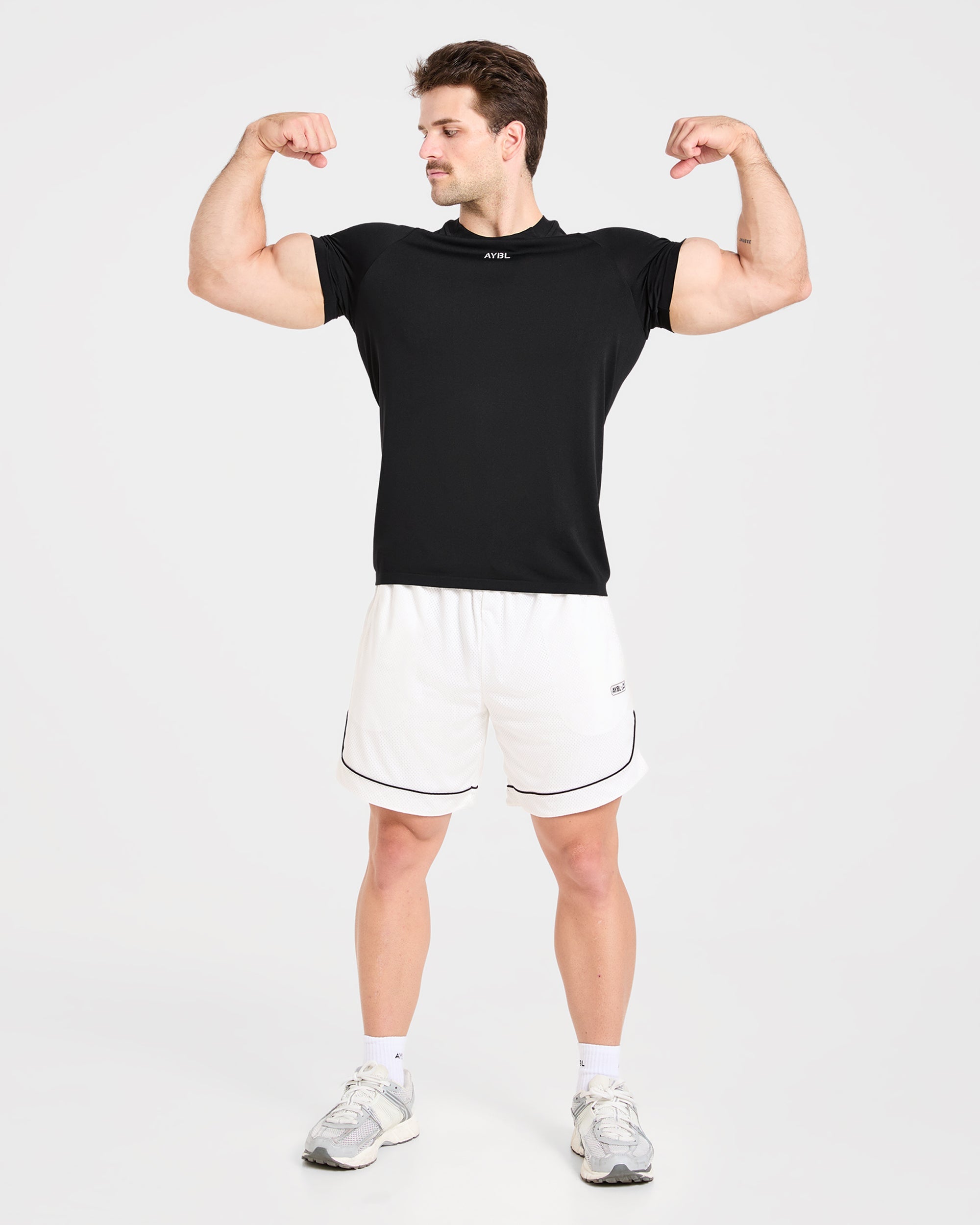 Cam Kissel x Mesh Shorts - Off White