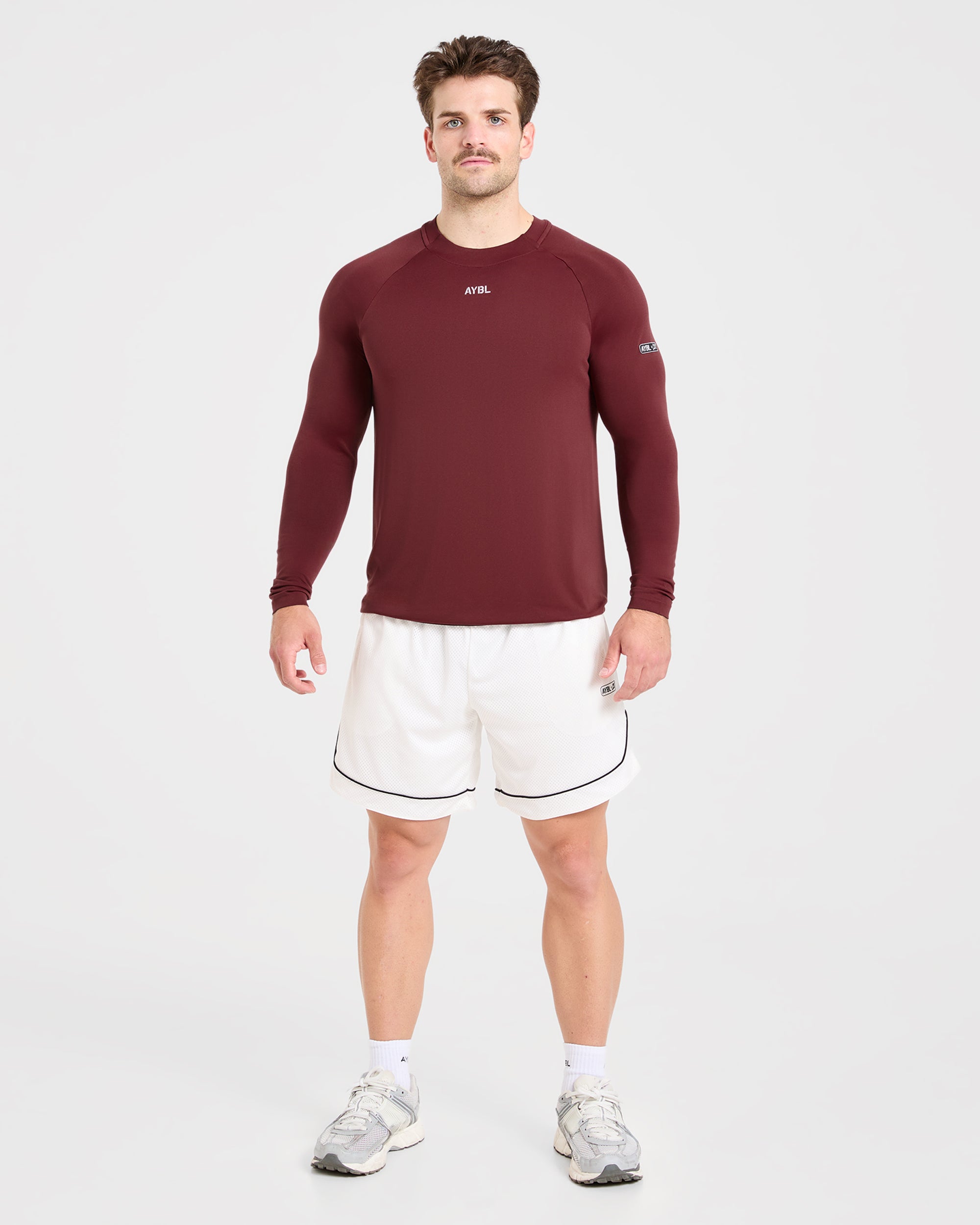Cam Kissel x Seamless Long Sleeve - Burgundy