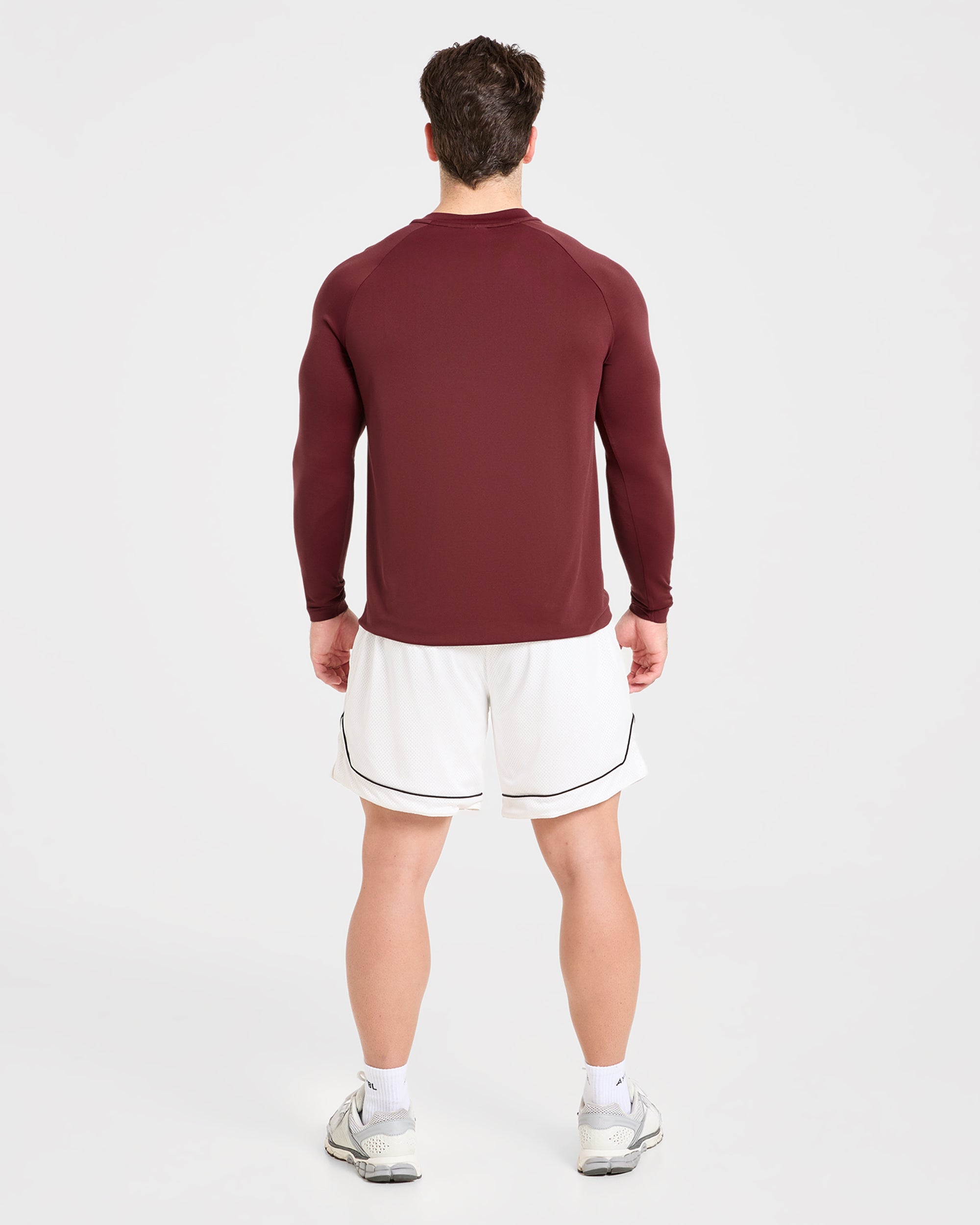 Cam Kissel x Seamless Long Sleeve - Burgundy