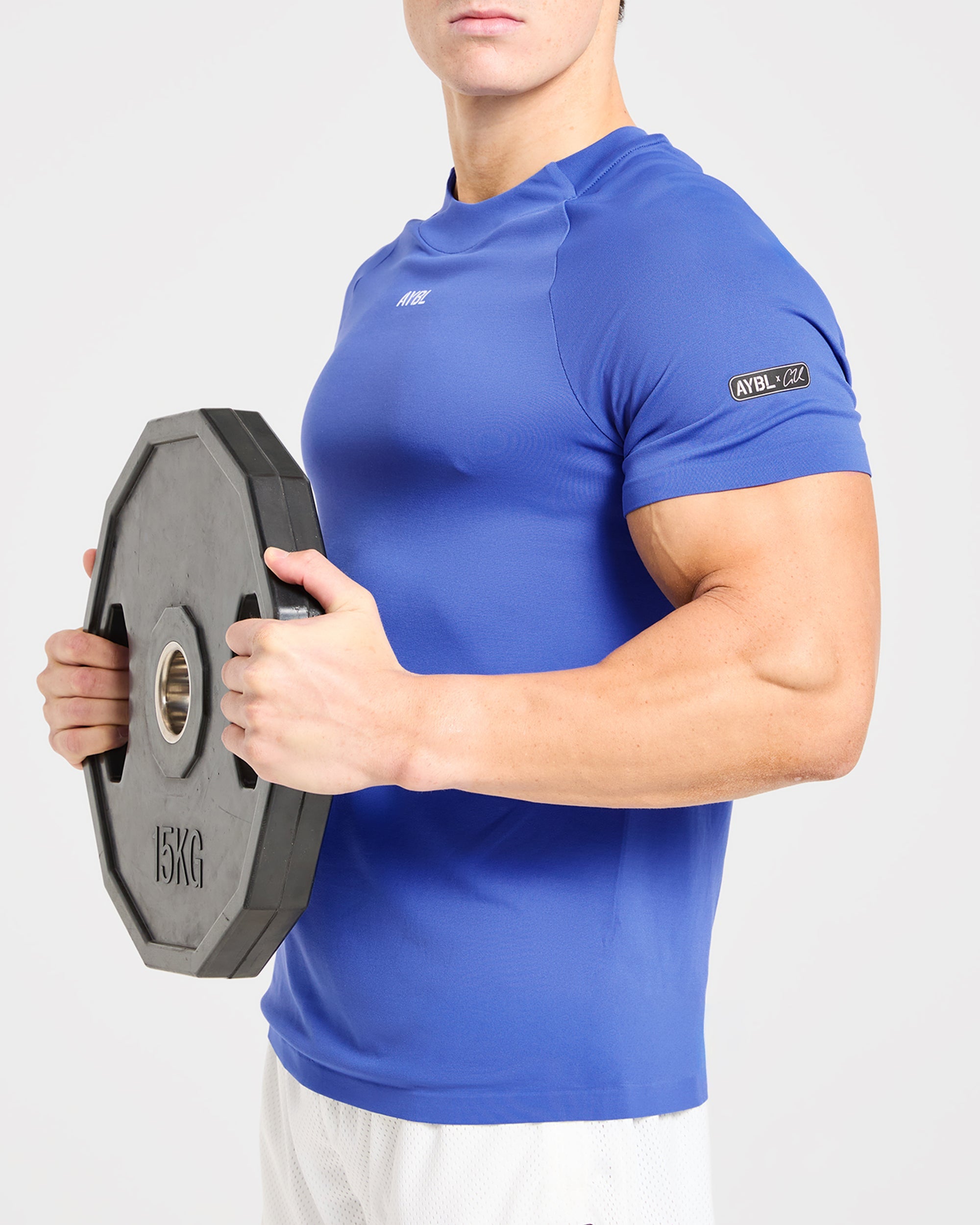 Cam Kissel x Seamless T Shirt - Cobalt Blue