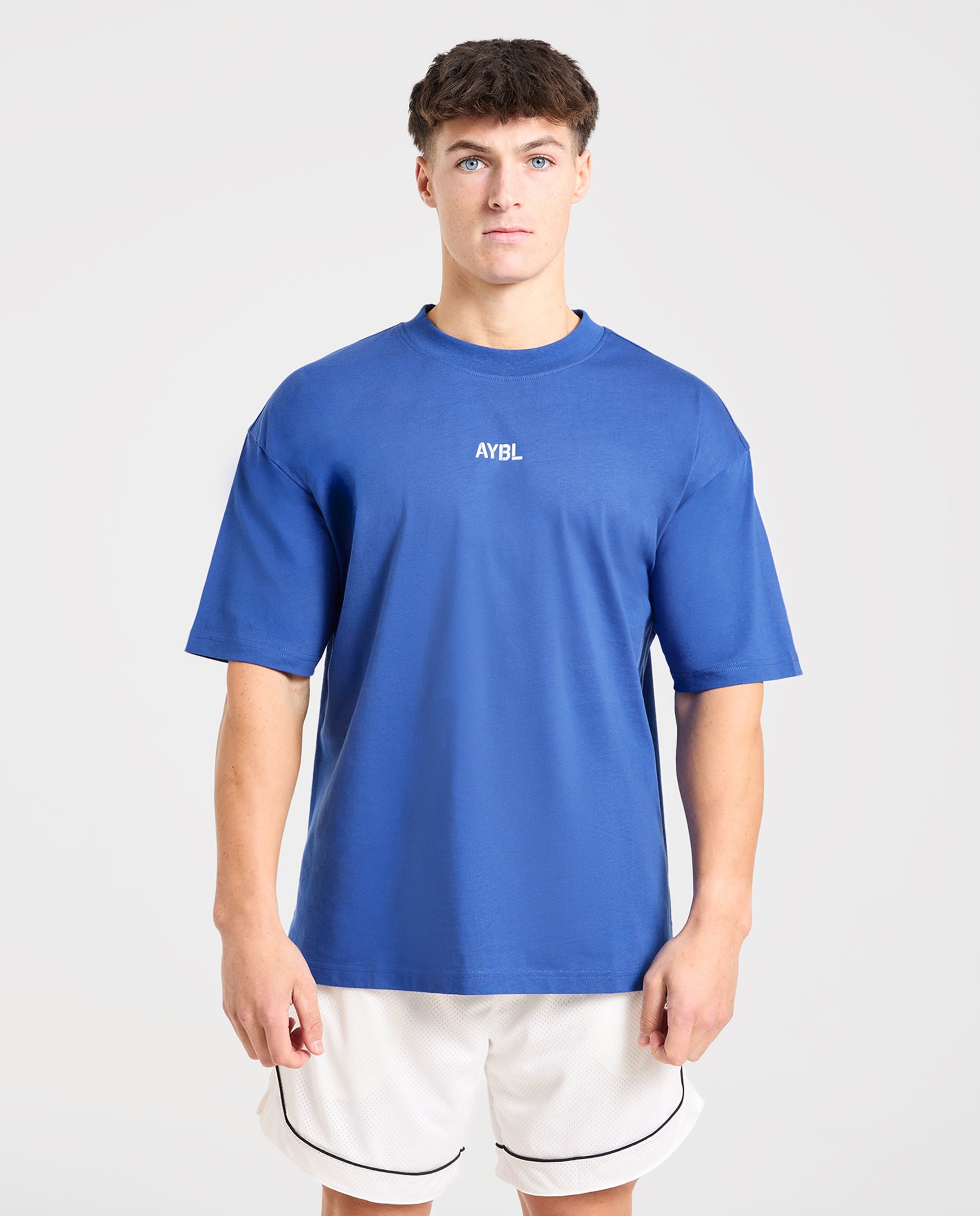 Cam Kissel x Graphic Oversized T Shirt - Cobalt Blue