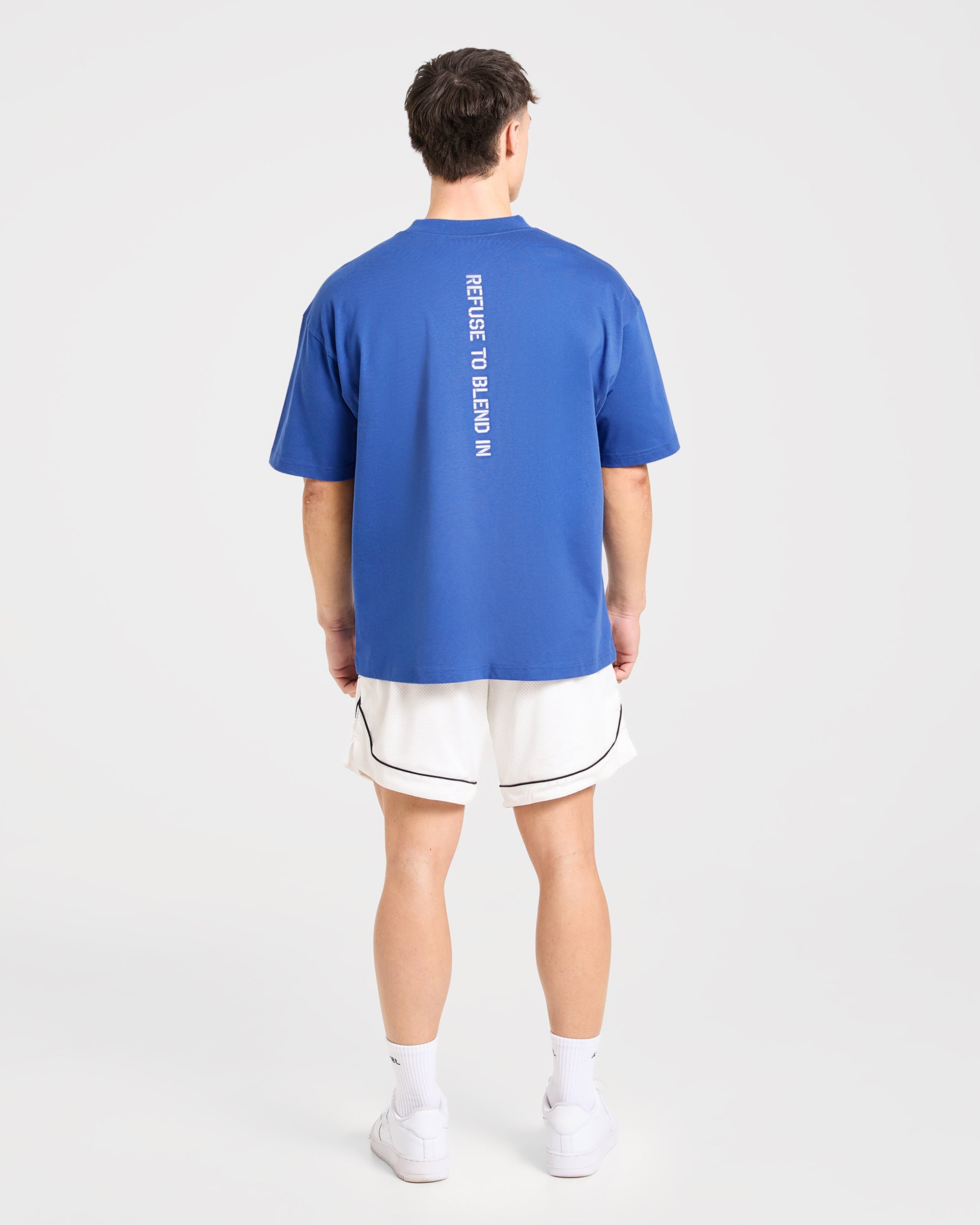 Cam Kissel x Graphic Oversized T Shirt - Cobalt Blue