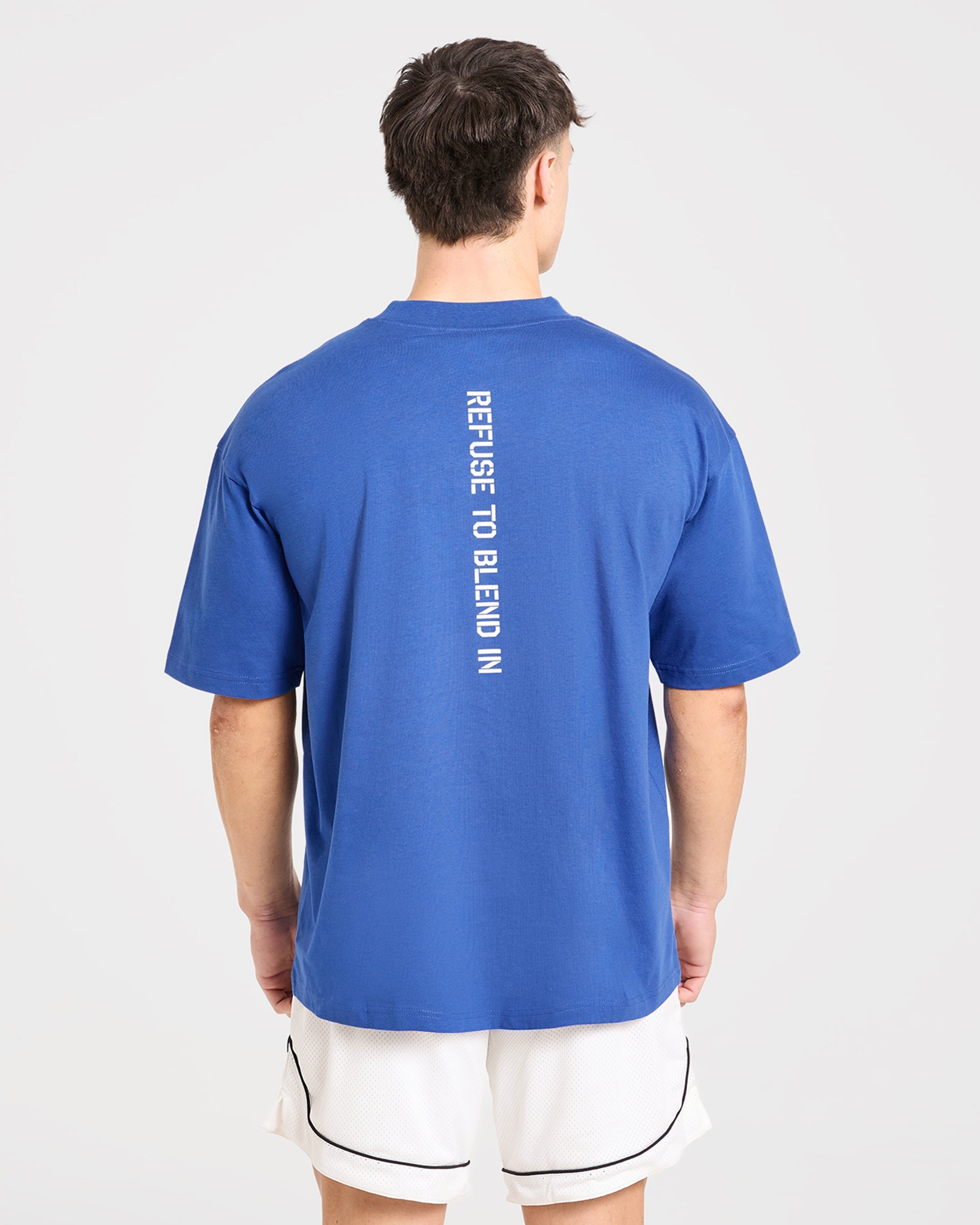 Cam Kissel x Graphic Oversized T Shirt - Cobalt Blue