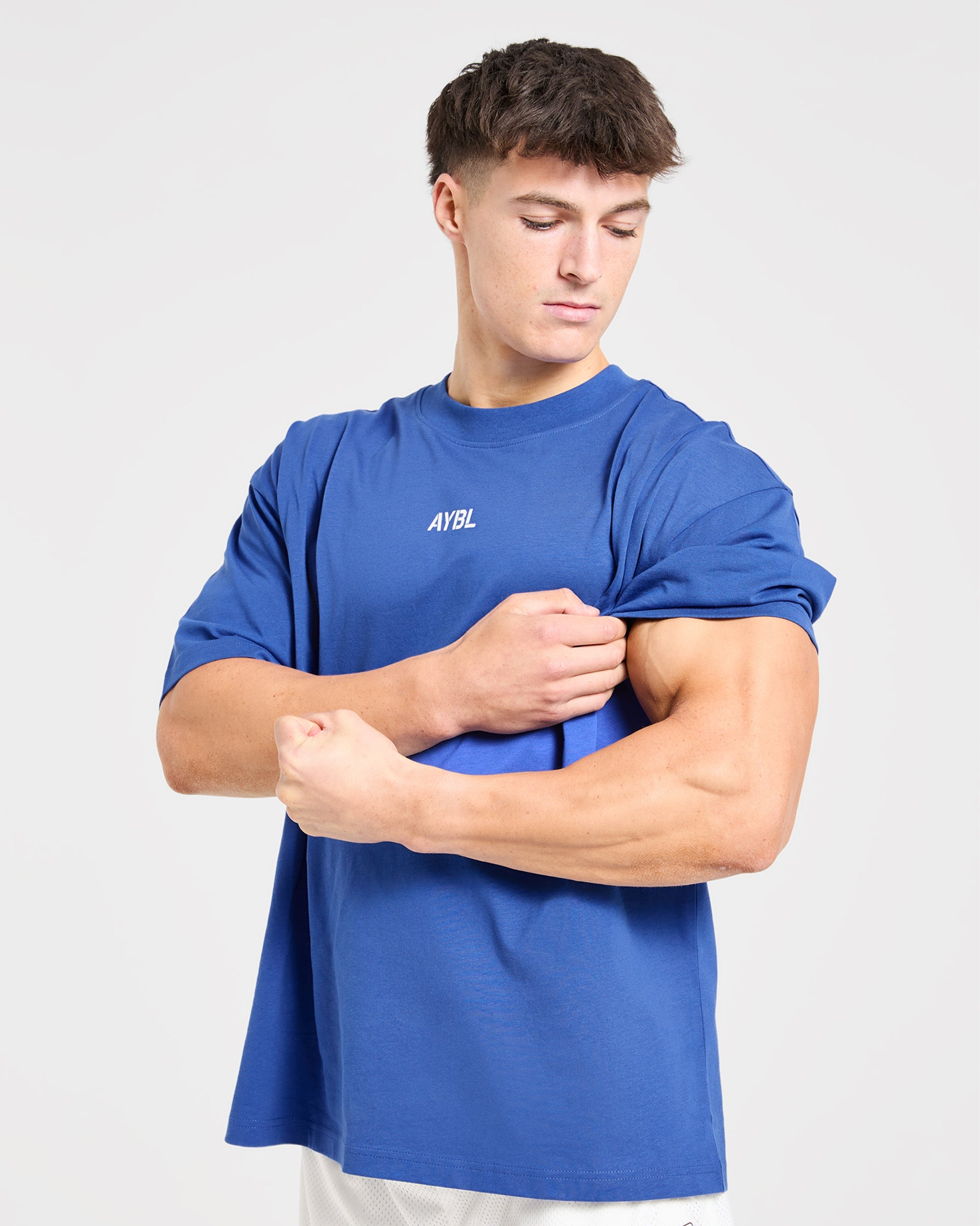 Cam Kissel x Graphic Oversized T Shirt - Cobalt Blue