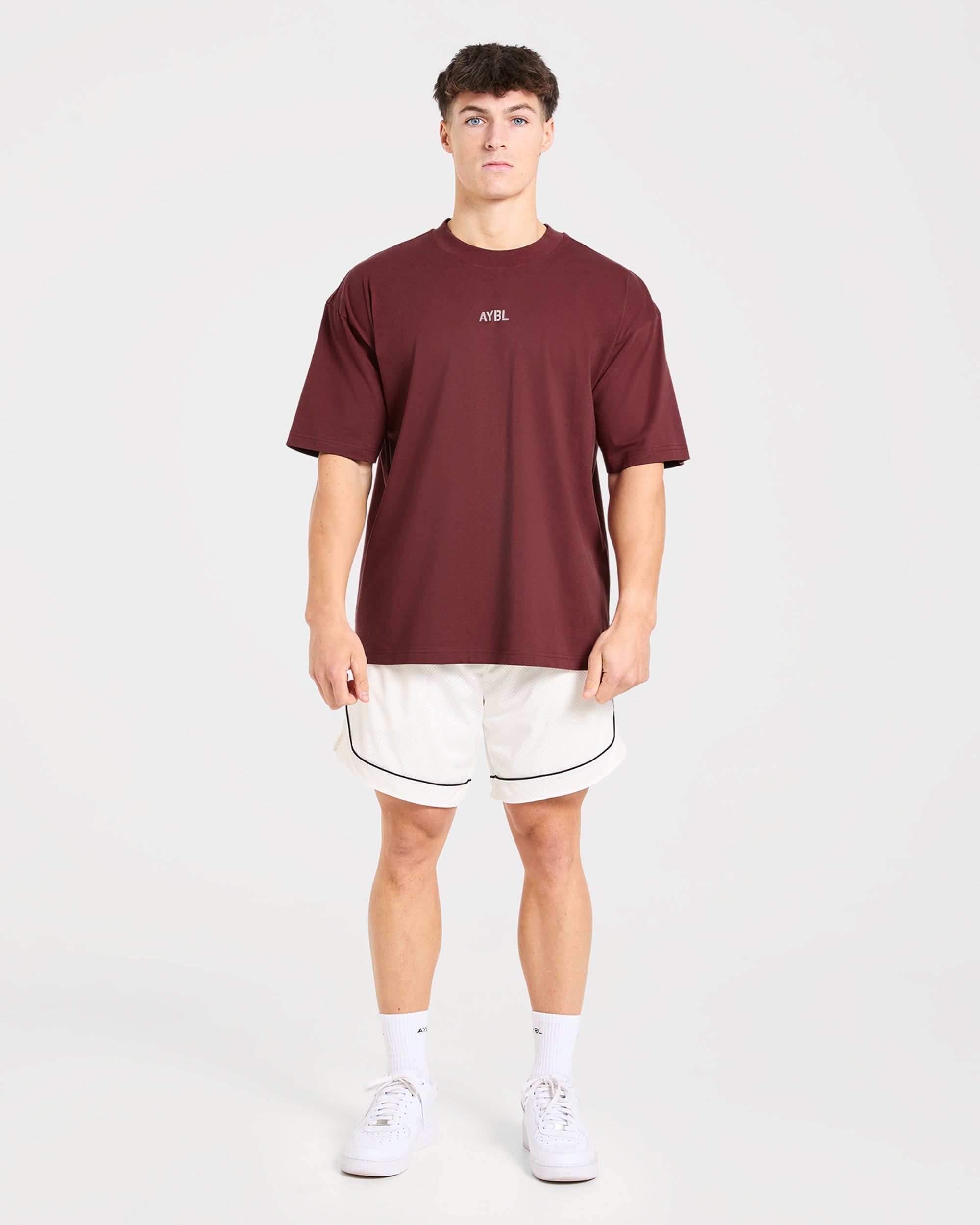 Cam Kissel x Graphic Oversized T Shirt - Burgundy