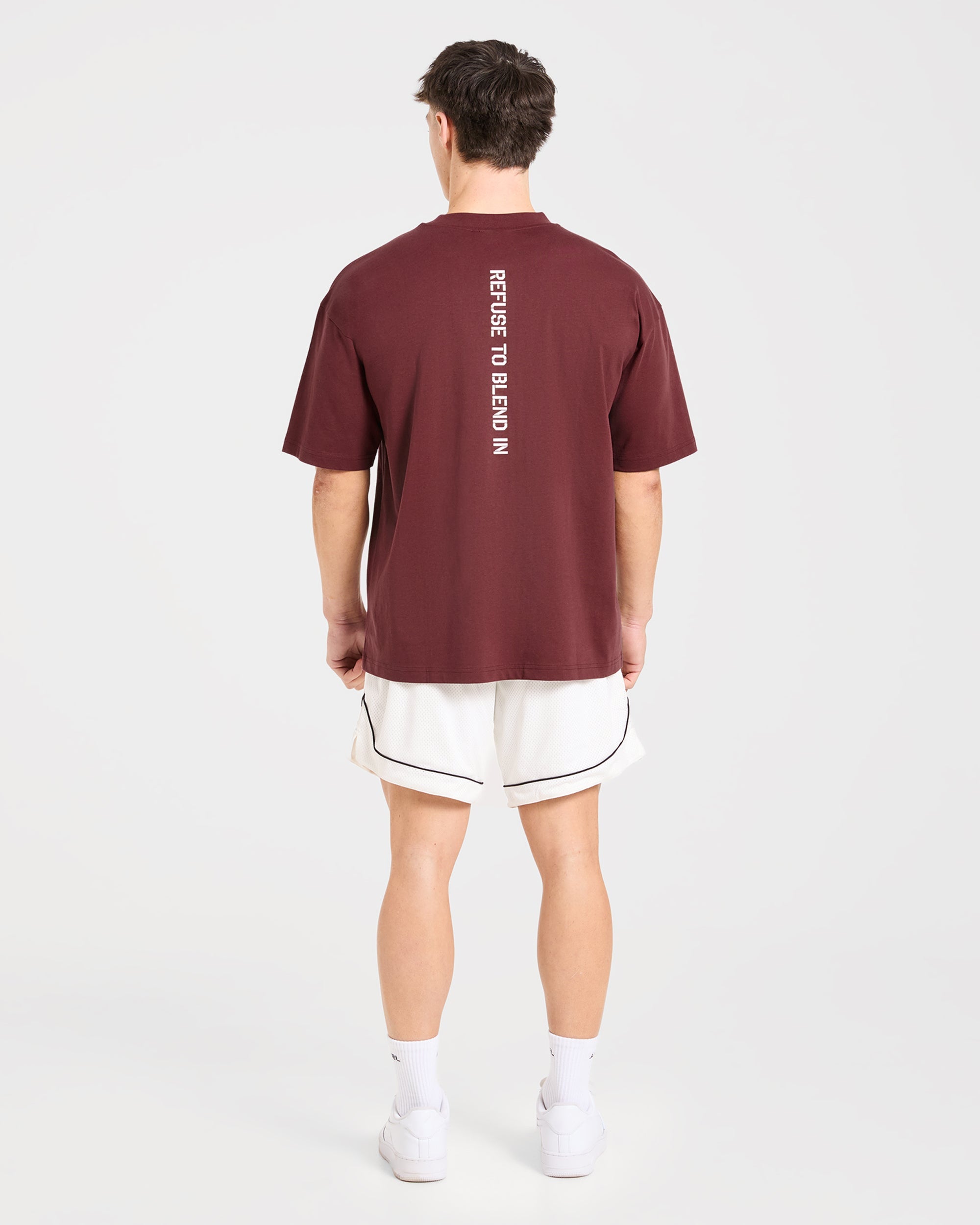 Cam Kissel x Graphic Oversized T Shirt - Burgundy