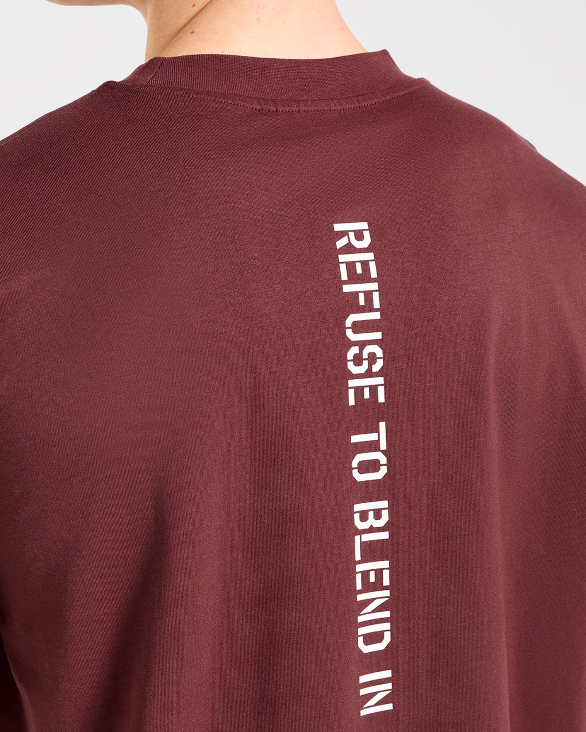 Cam Kissel x Graphic Oversized T Shirt - Burgundy