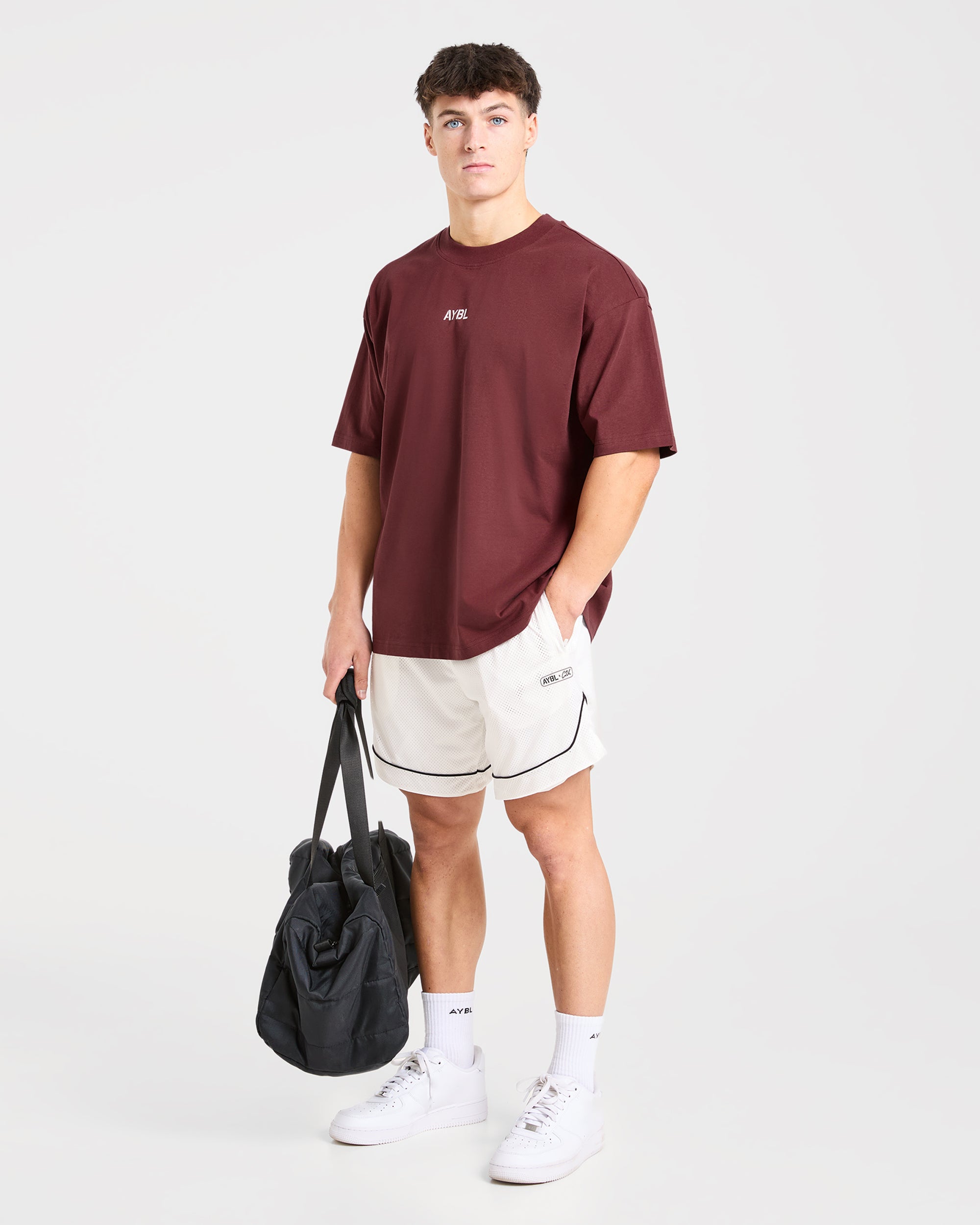 Cam Kissel x Graphic Oversized T Shirt - Burgundy