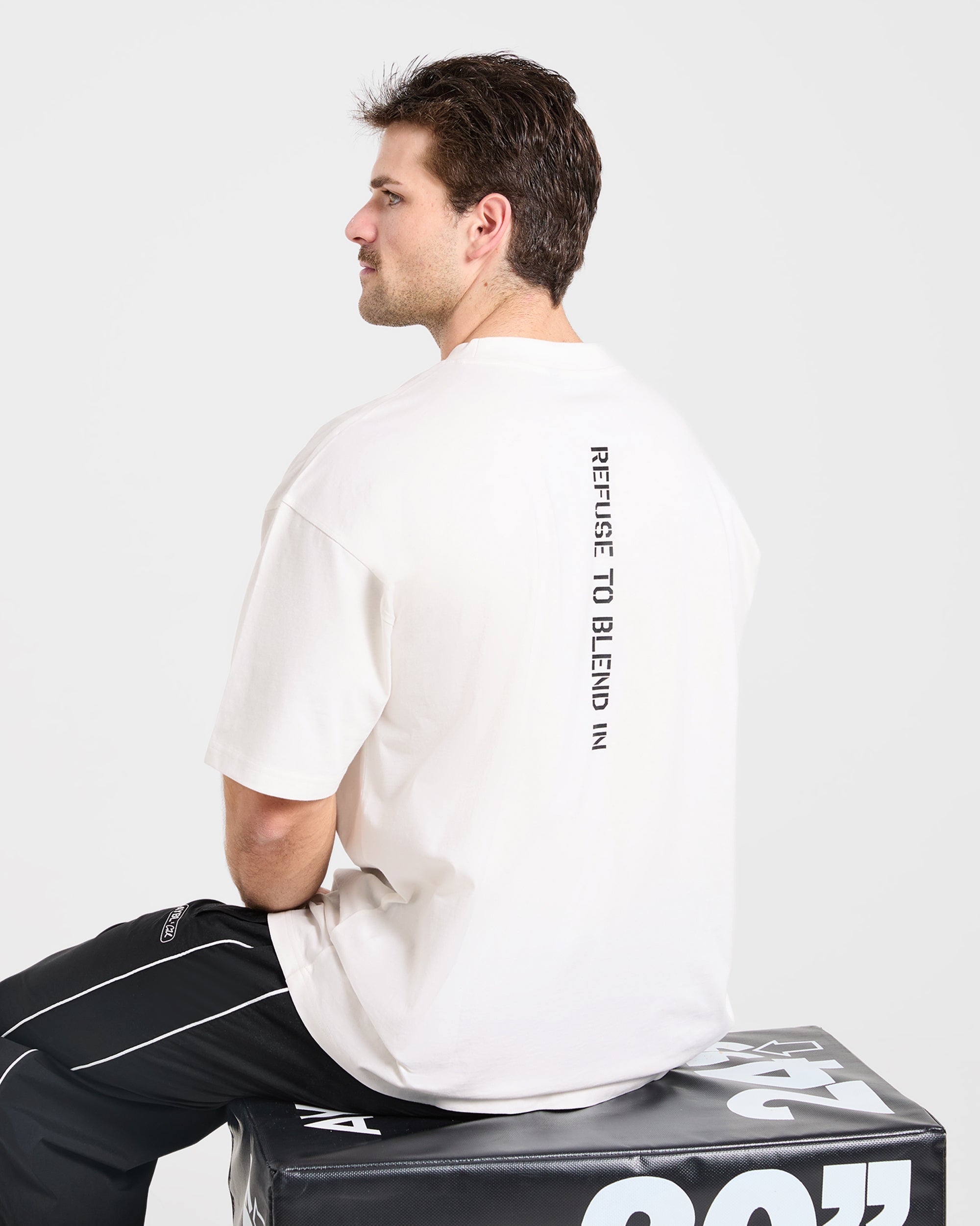 Cam Kissel x Graphic Oversized T Shirt - Off White