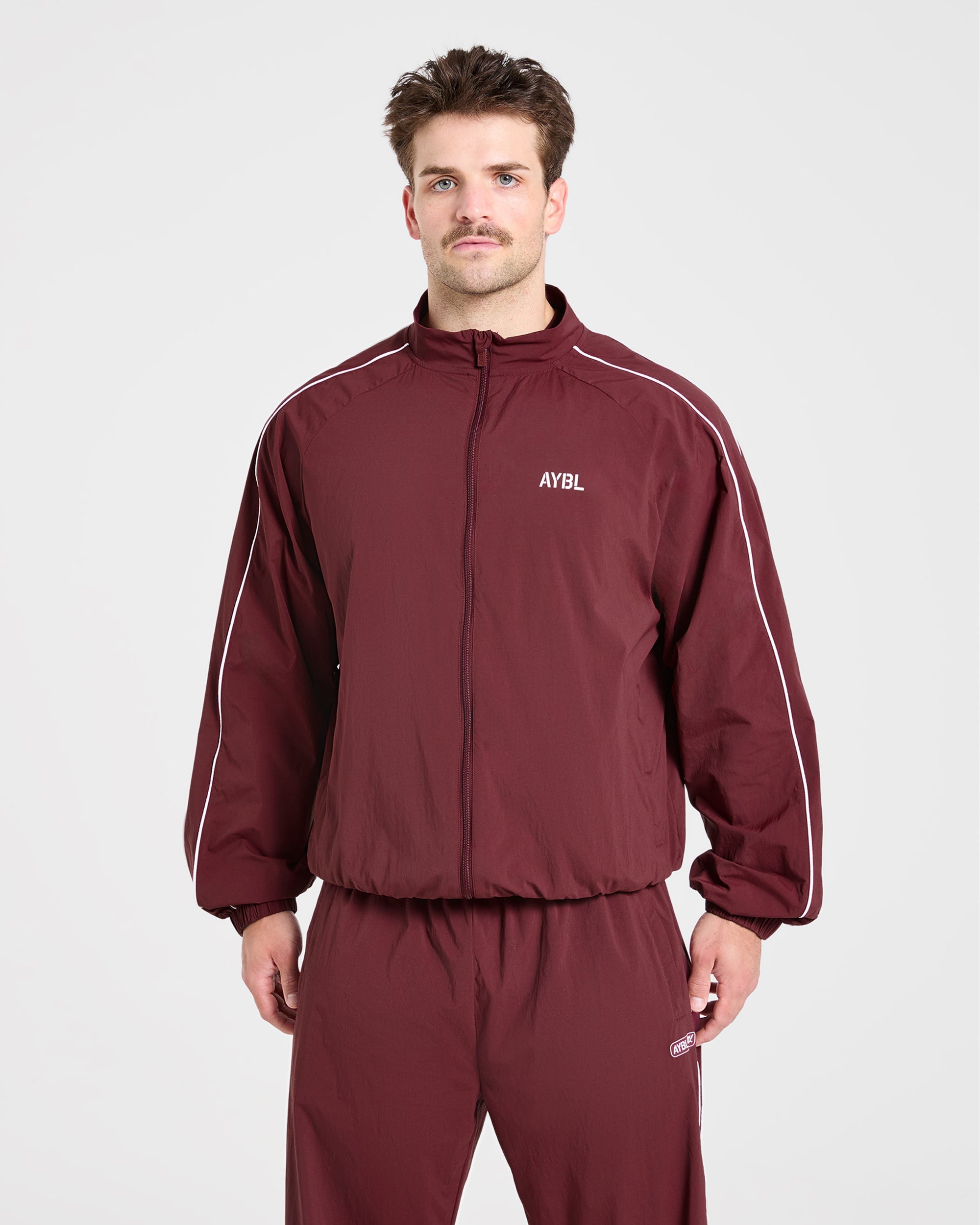 Cam Kissel x Track Jacket - Burgundy