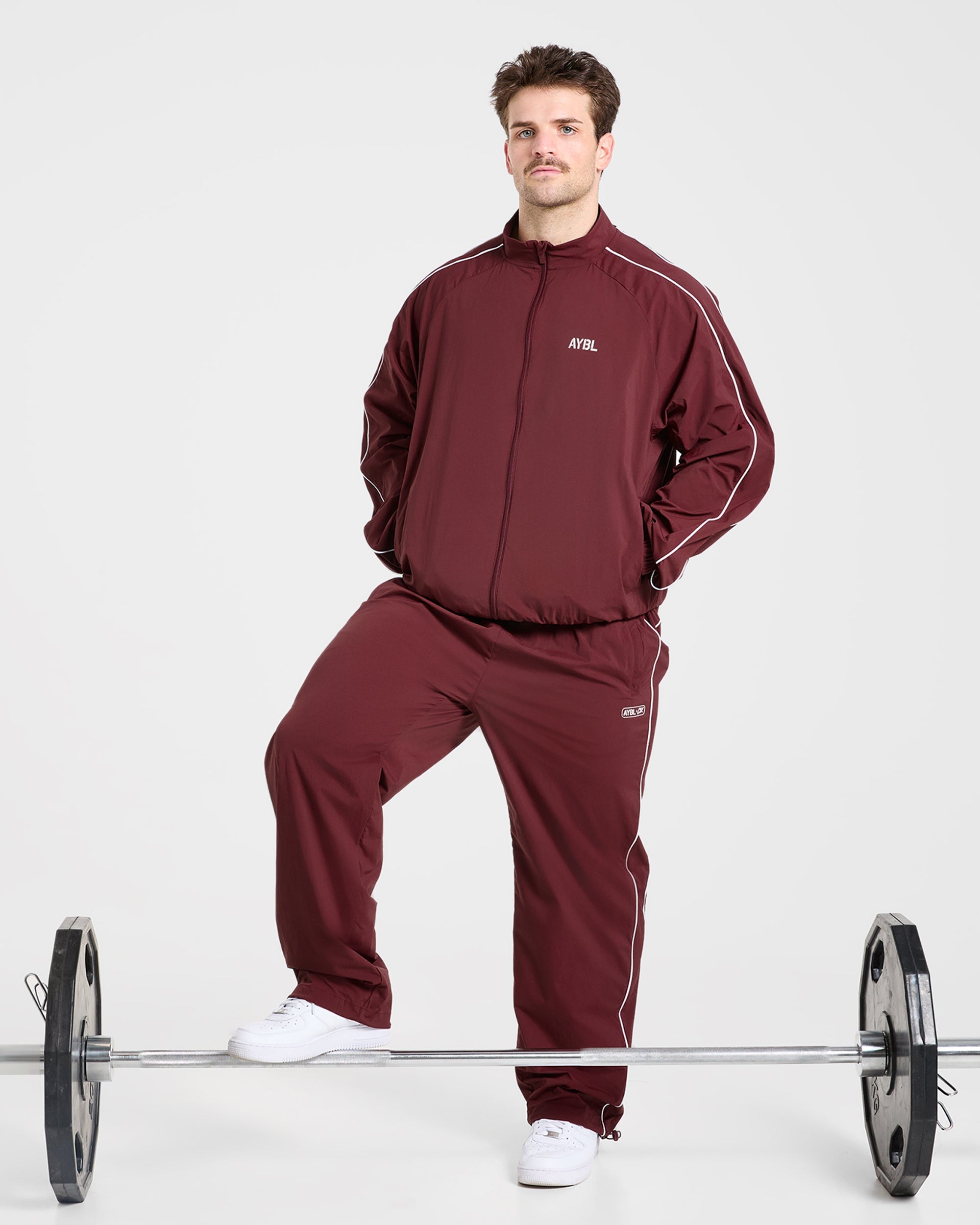 Cam Kissel x Track Jacket - Burgundy