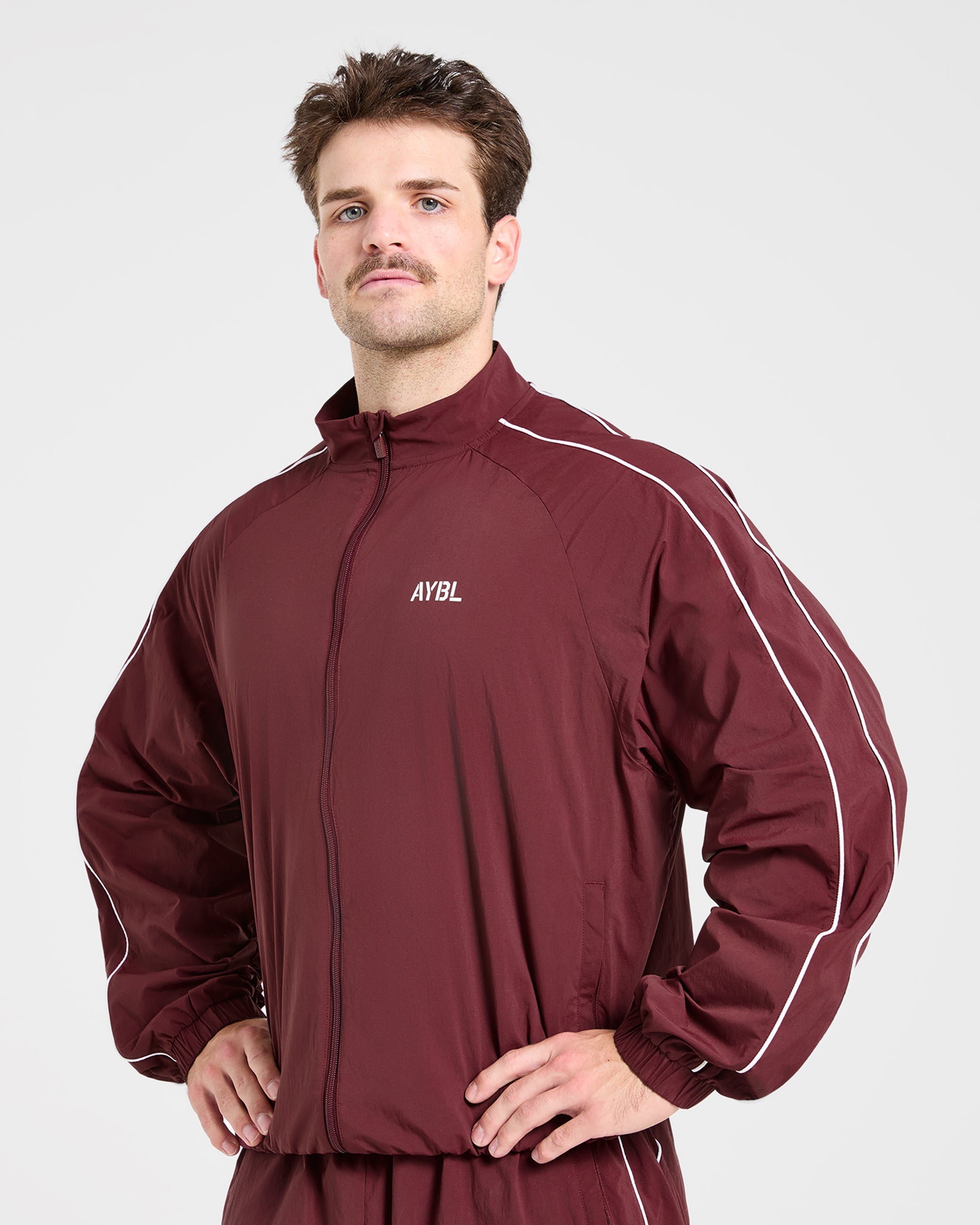 Cam Kissel x Track Jacket - Burgundy