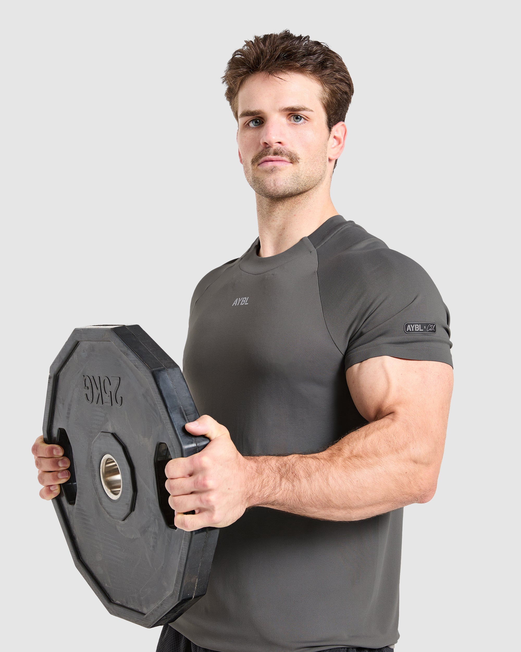 Cam Kissel x Seamless T Shirt - Charcoal