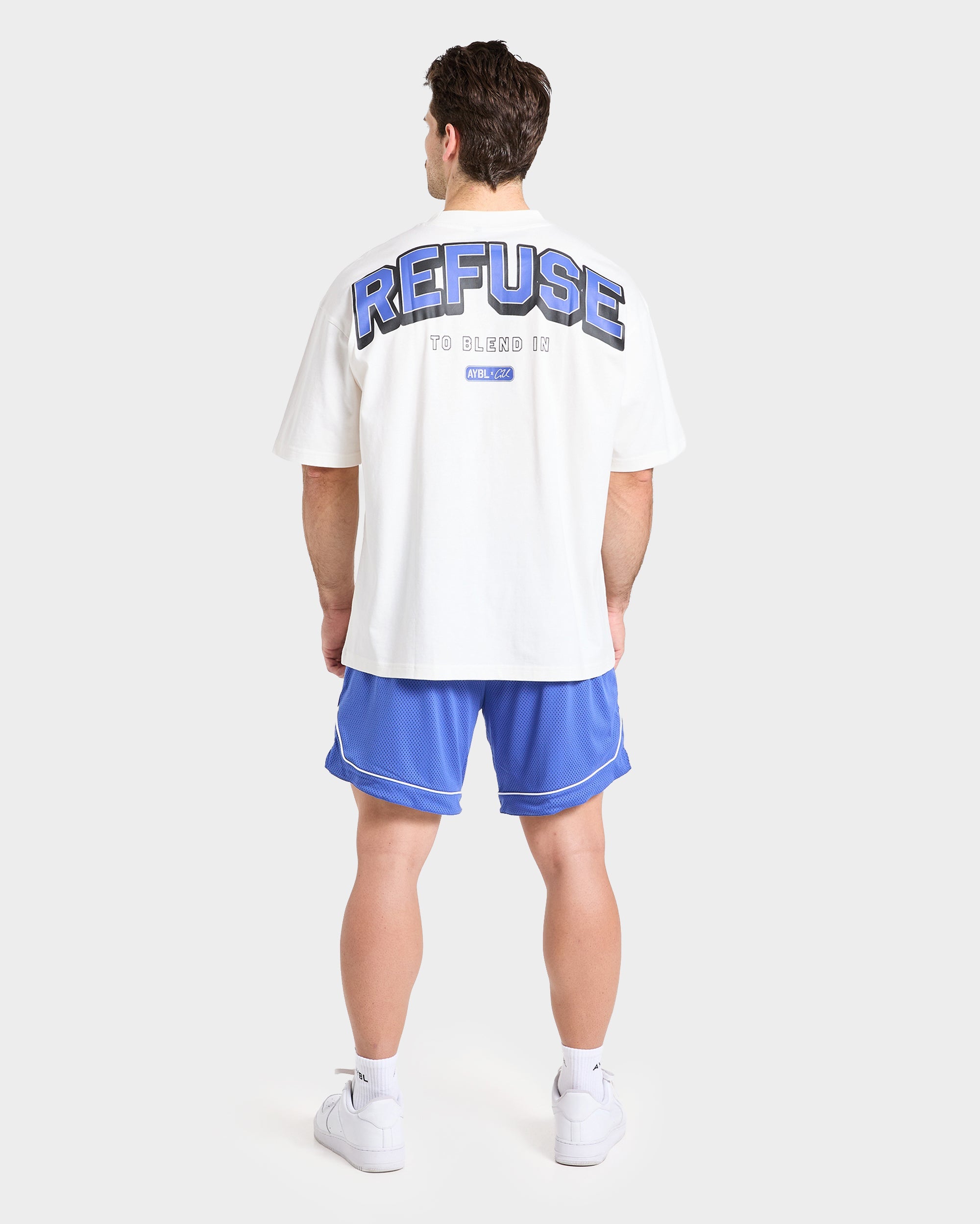 Cam Kissel x Refuse to Blend in Oversized T Shirt - Off White