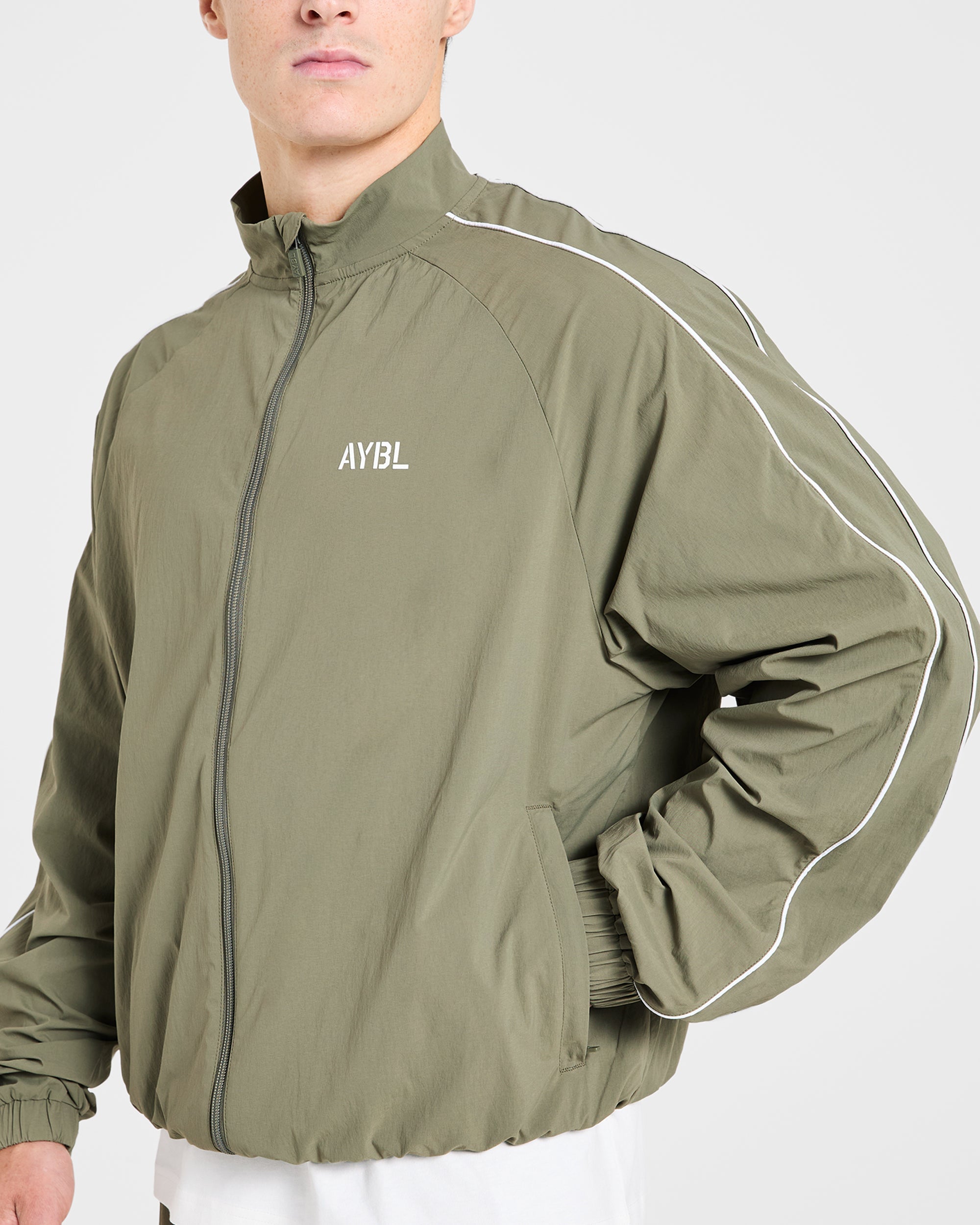 Cam Kissel x Track Jacket - Muted Khaki
