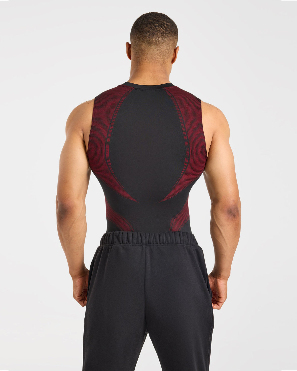 Charge Seamless Tank - Black/Red