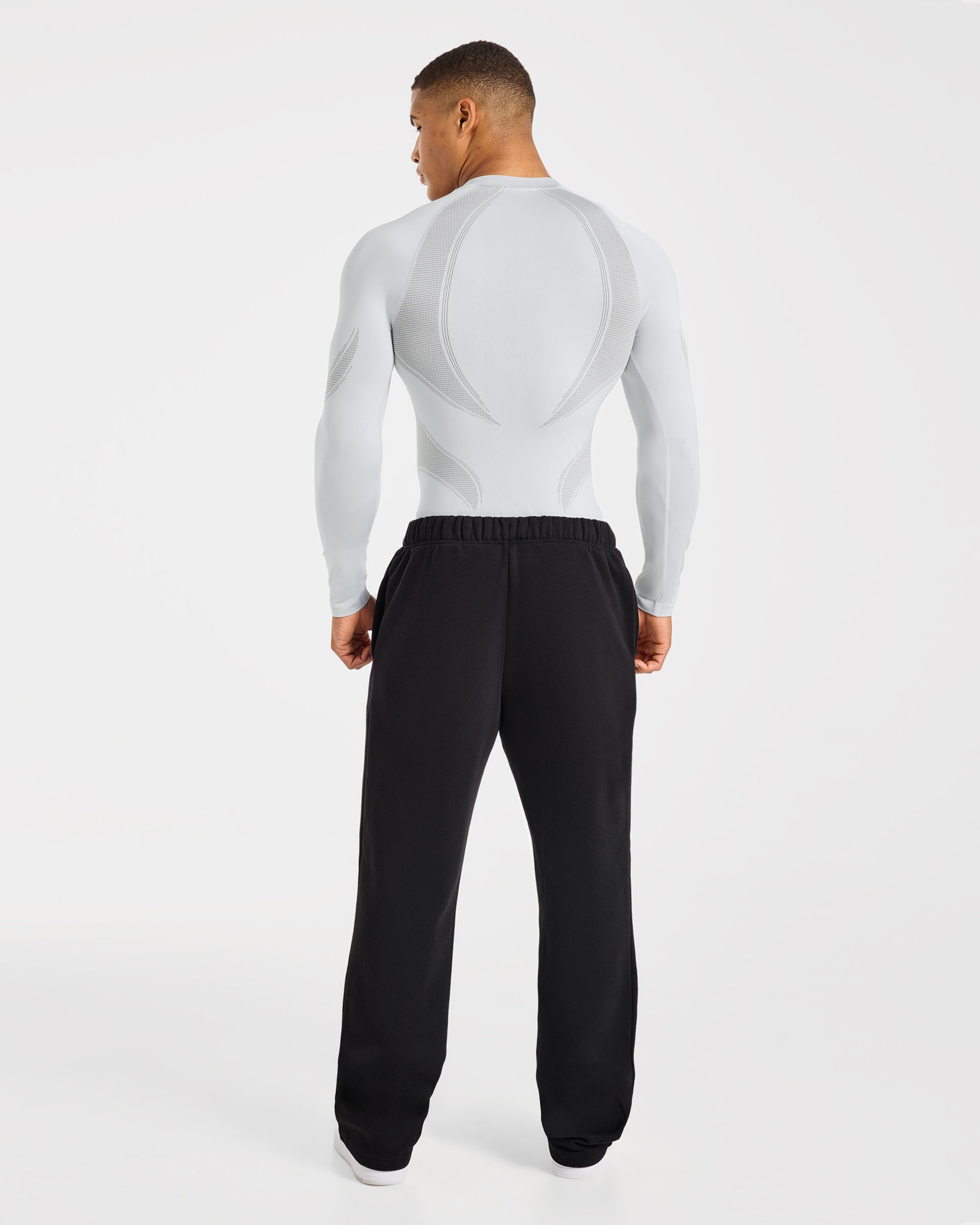Charge Seamless Long Sleeve T Shirt - Light Grey